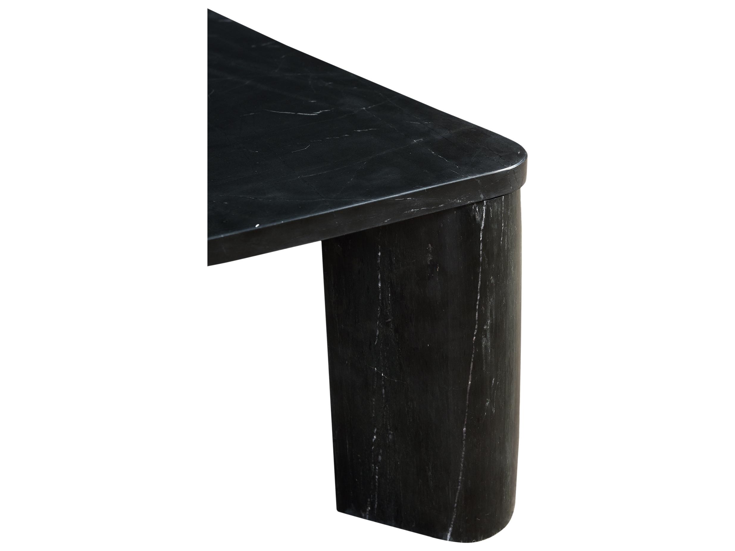 Moe's Home Segment Square Marble Black Coffee Table