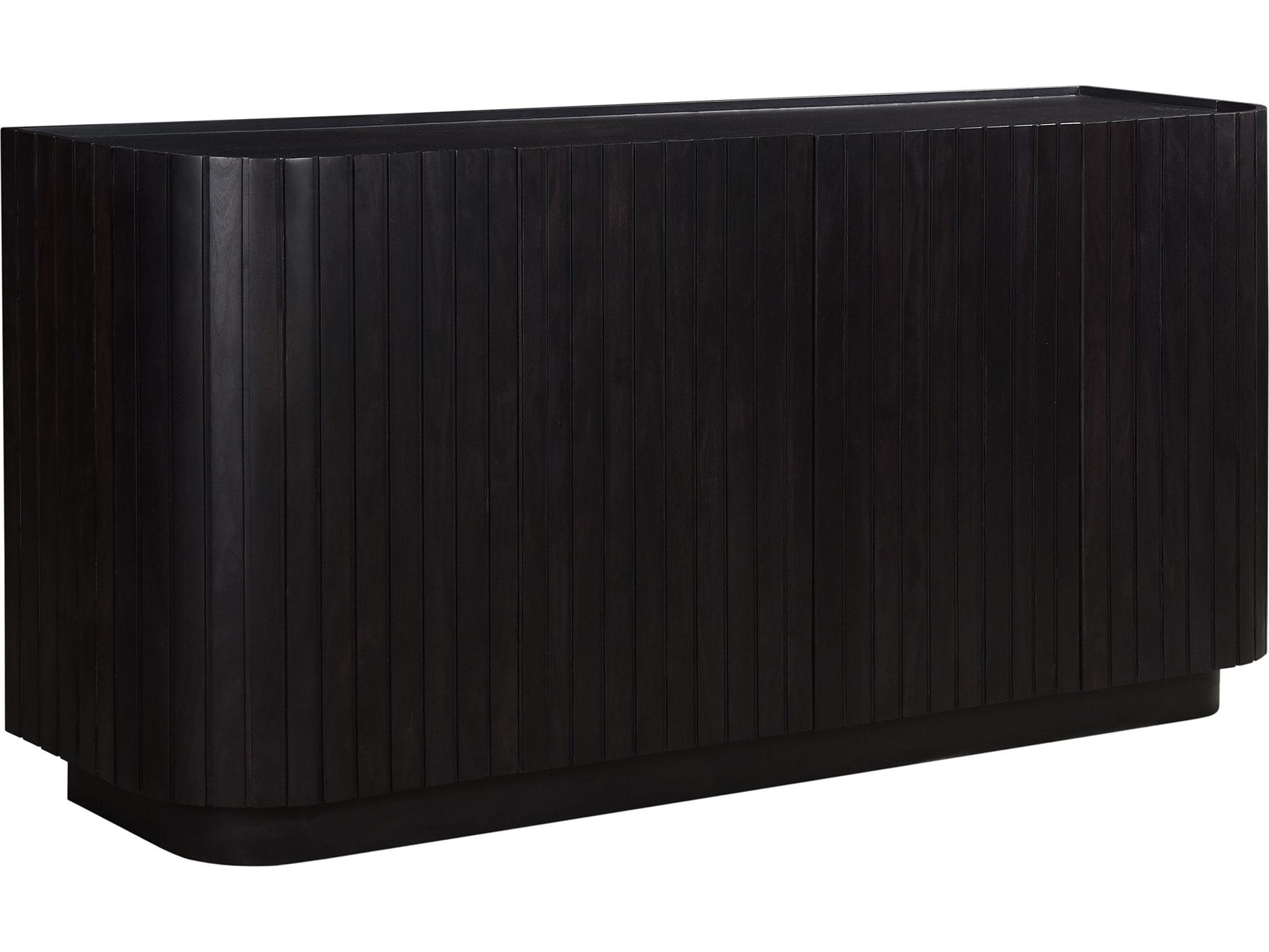 Moe's Home Povera 72" Acacia Wood Black Sideboard