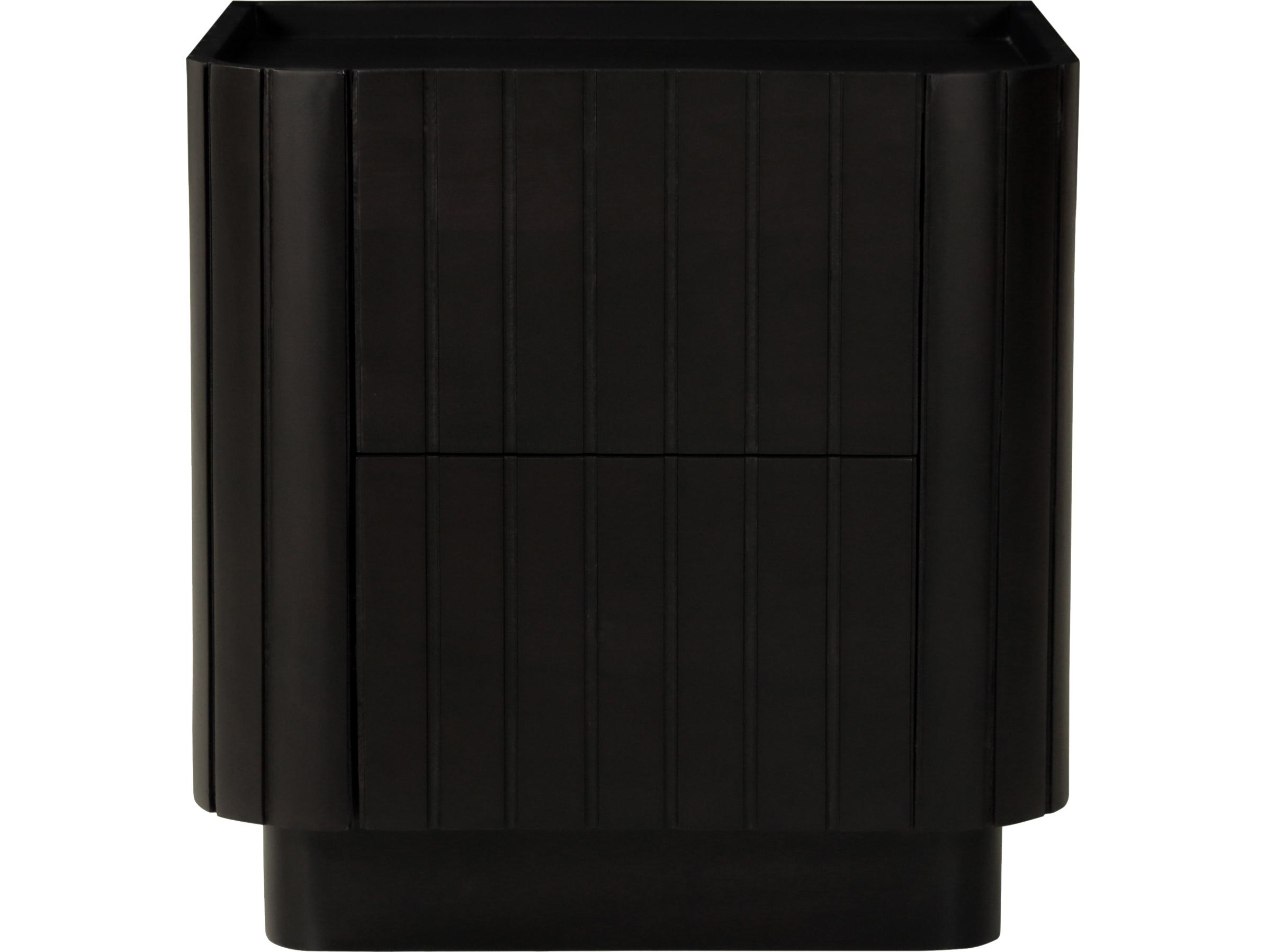 Moe's Home Povera 2-Drawers Acacia Wood Nightstand