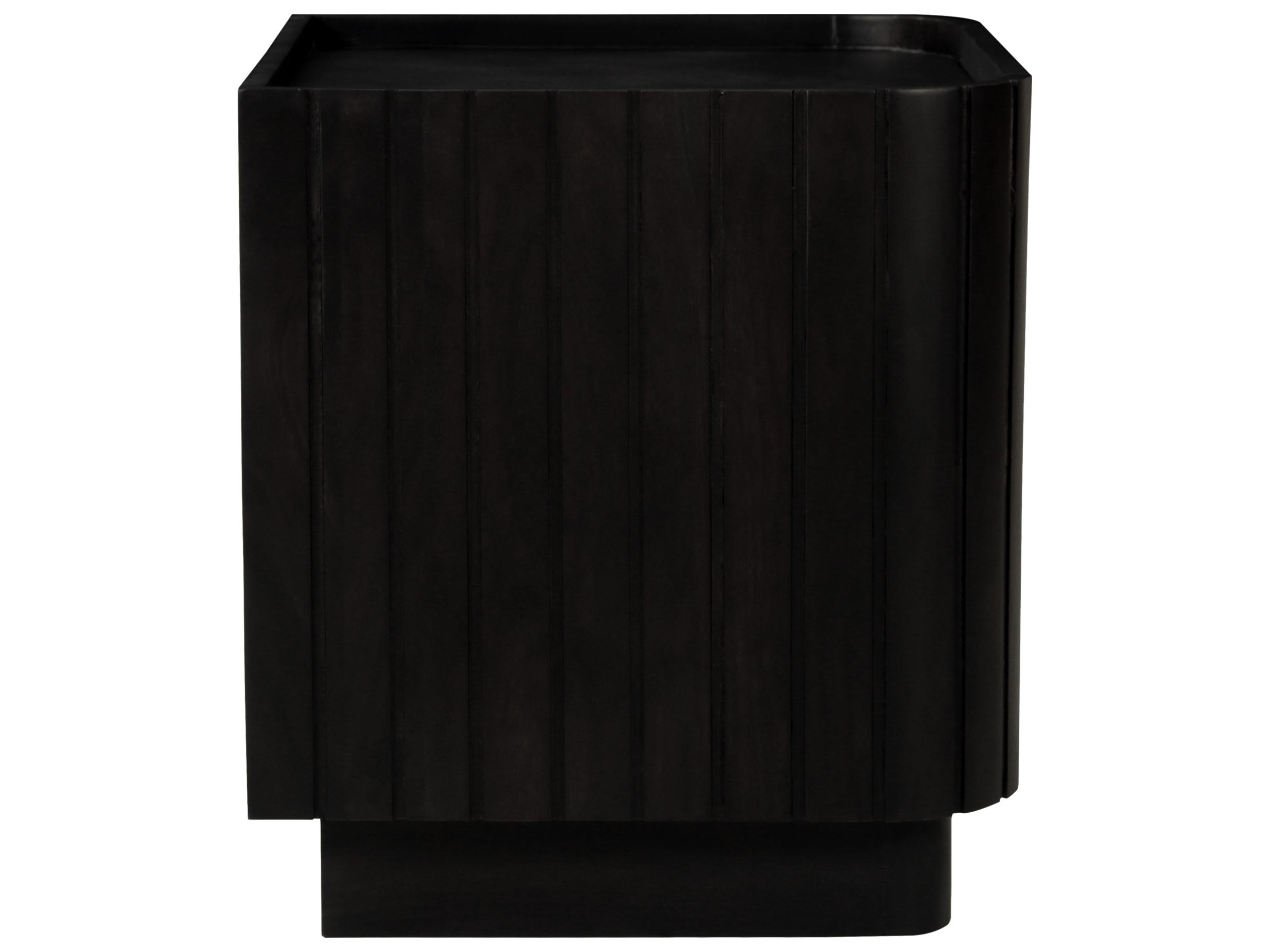 Moe's Home Povera 2-Drawers Acacia Wood Nightstand