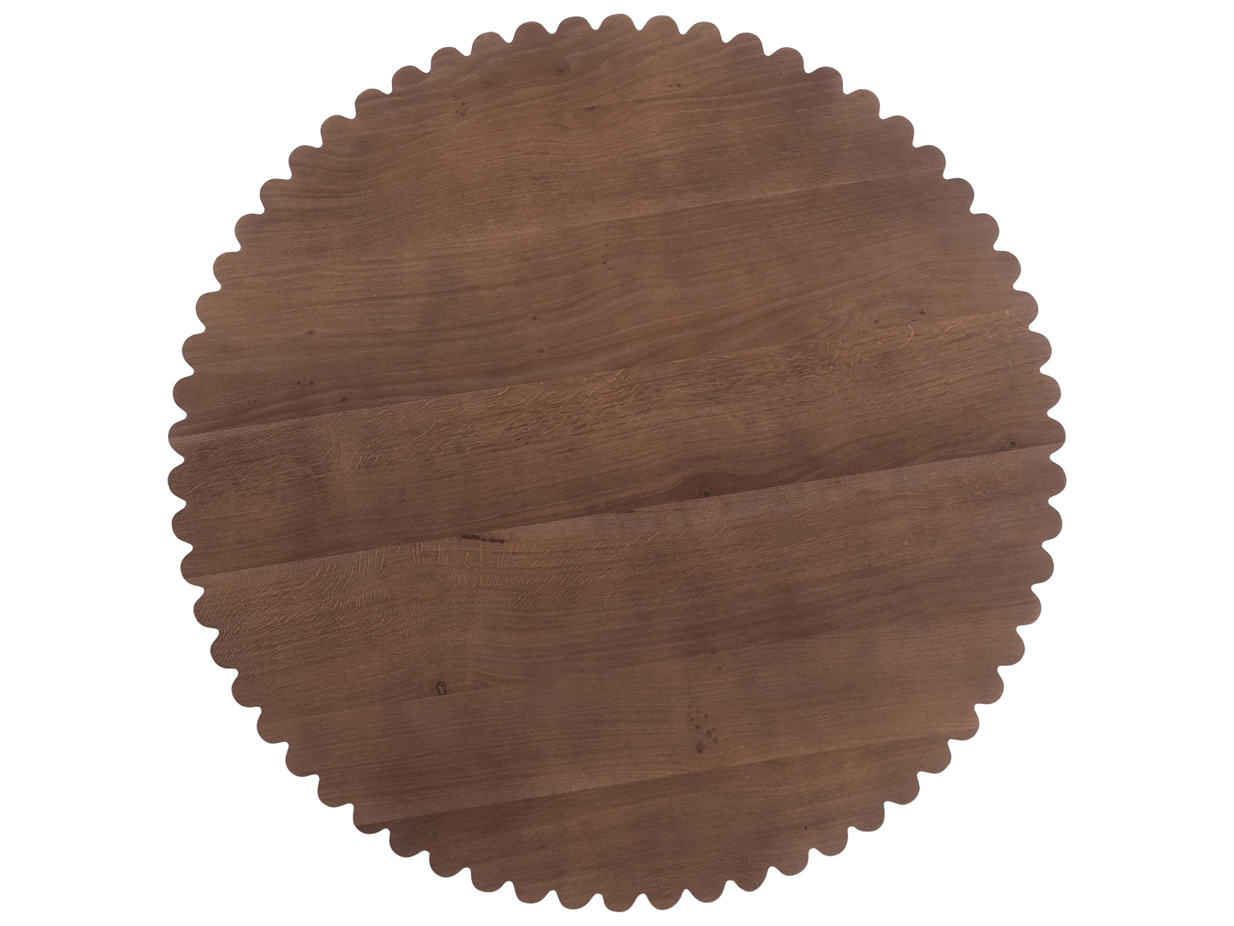 Moe's Home Nomi Round Wood Brown Cafe Table