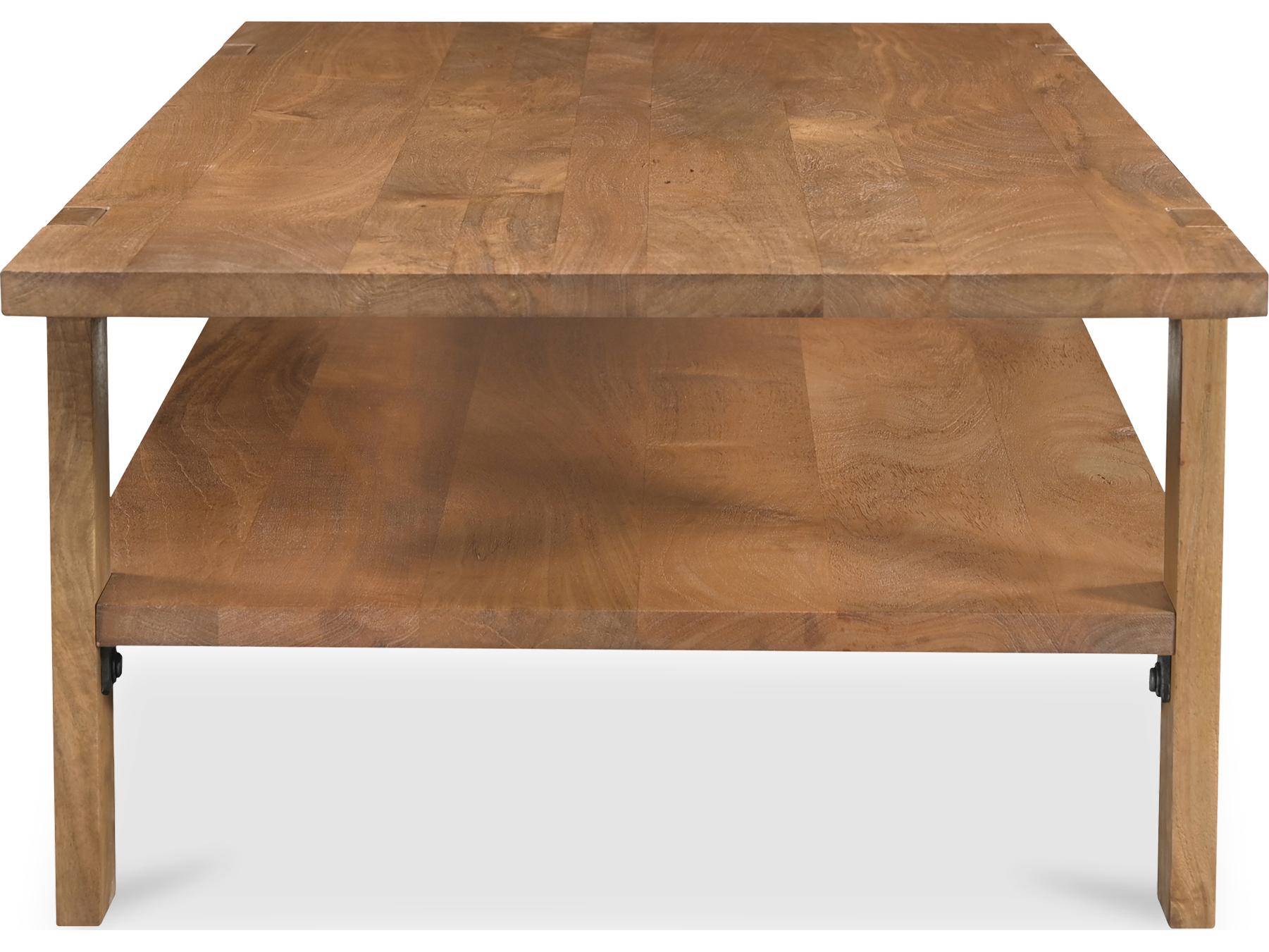 Moe's Home Workshop Rectangular Wood Brown Coffee Table
