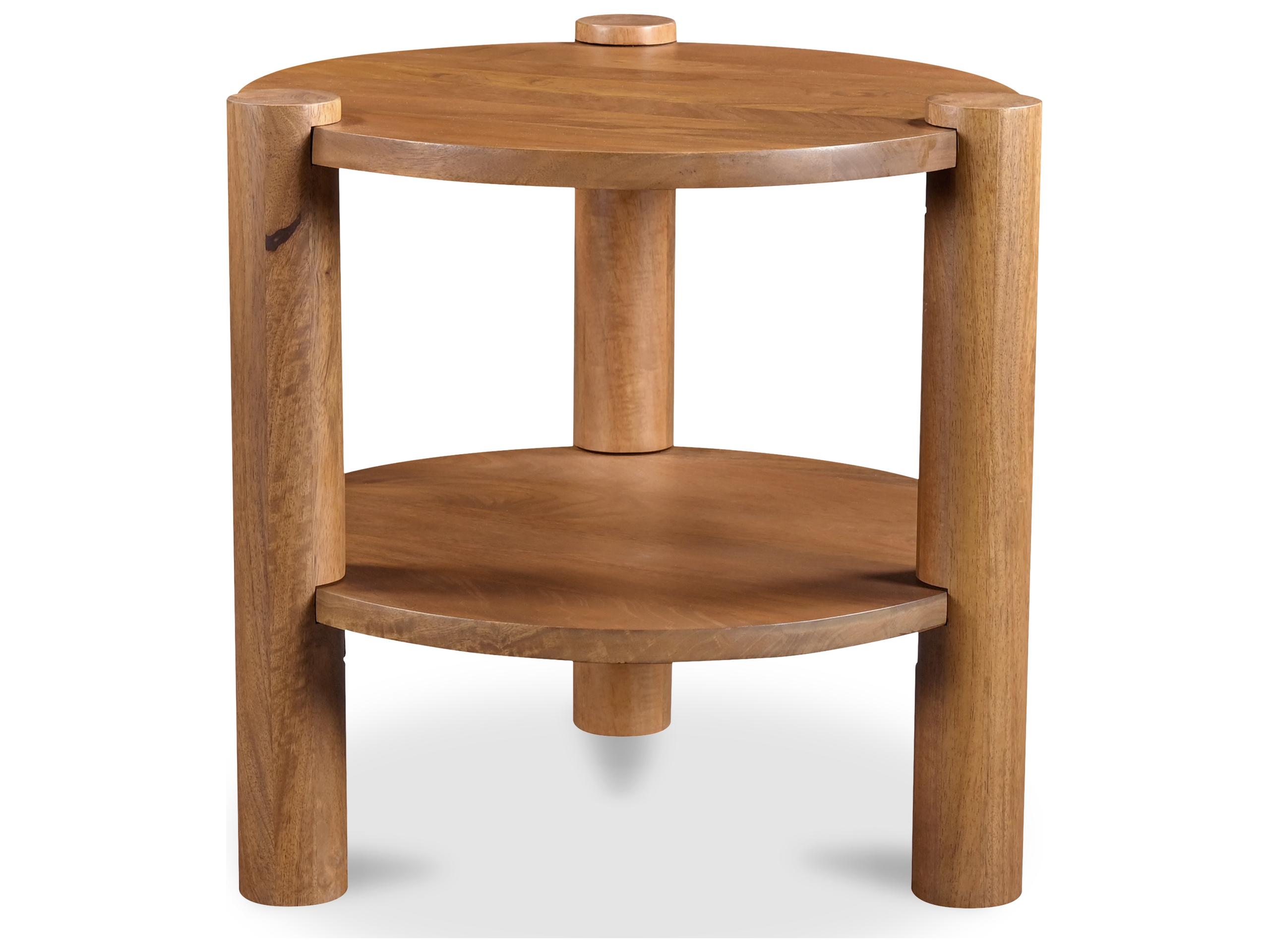 Moe's Home Olsen Accent Table Vintage Brown