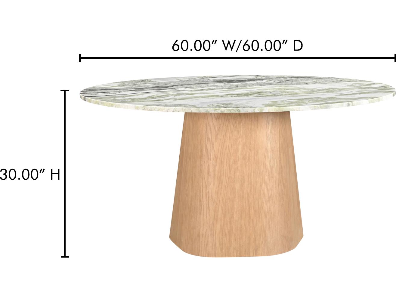 Moe's Home Evelyn Round Marble Dining Table