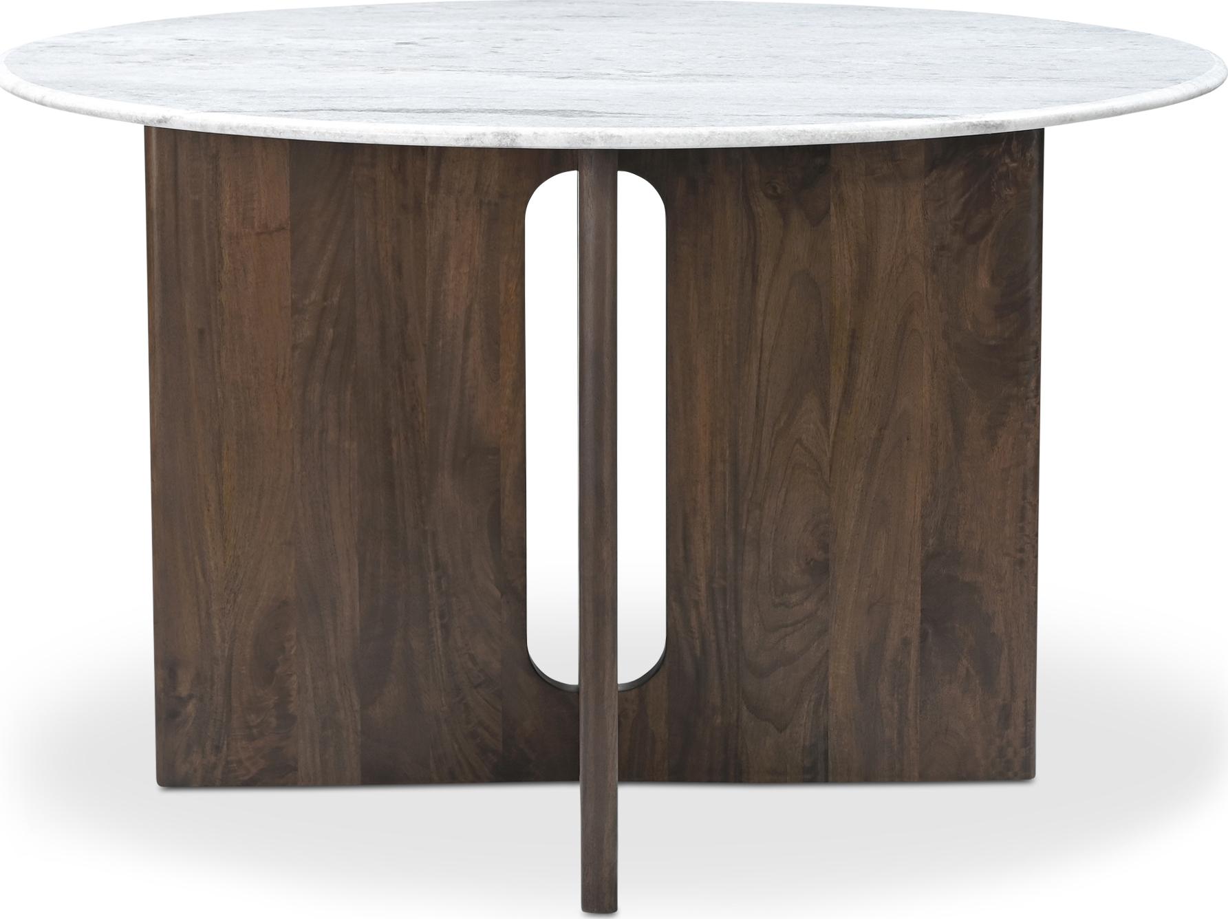 Moe's Home Stanley Round Marble Dining Table