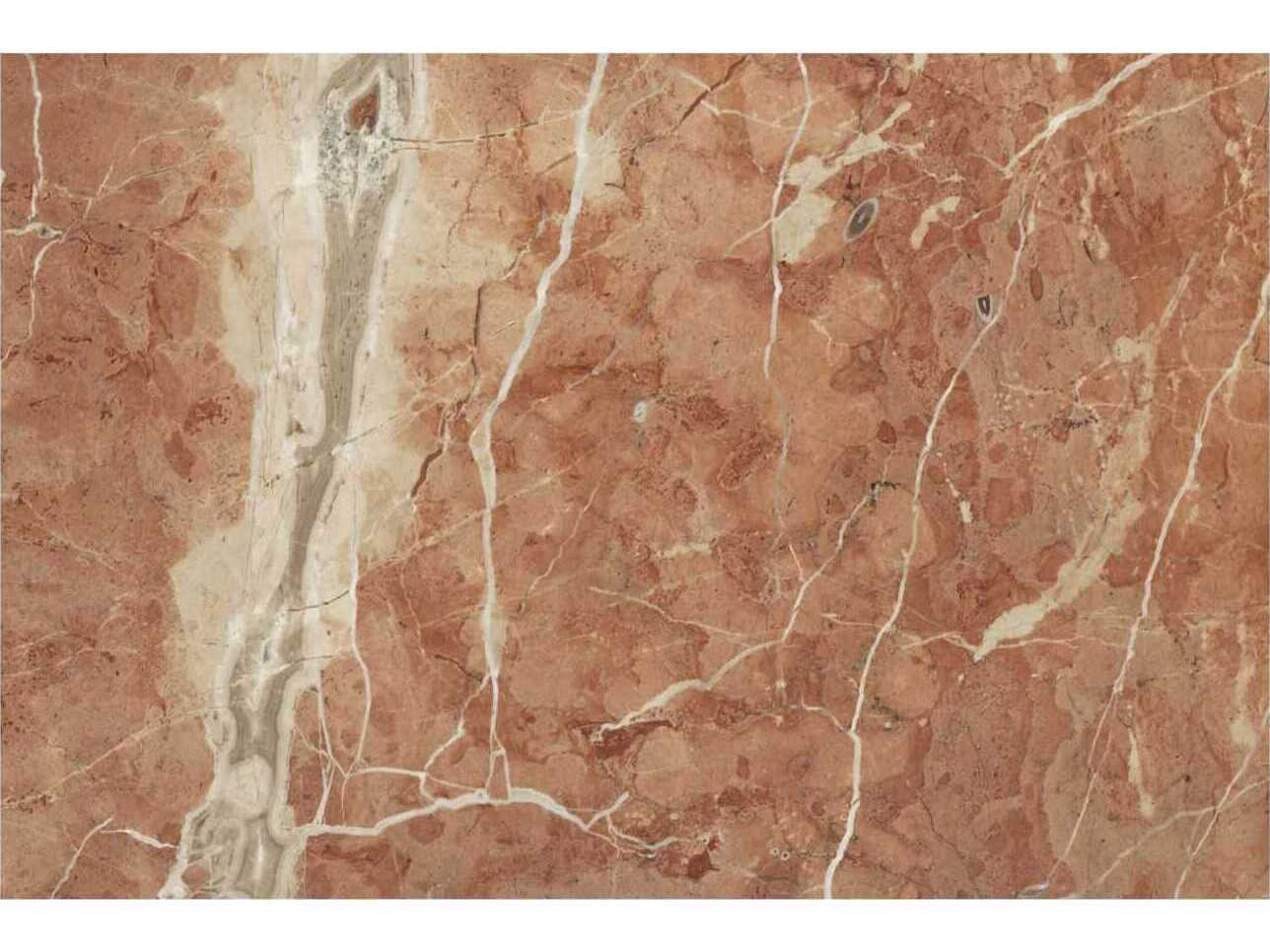 Moe's Home Sage Round Marble Red Dining Table