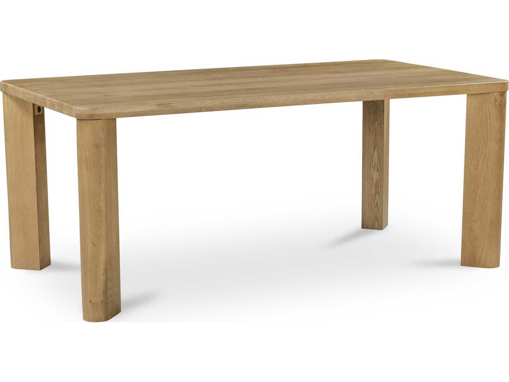 Moe's Home Segment Rectangular Wood Brown Dining Table