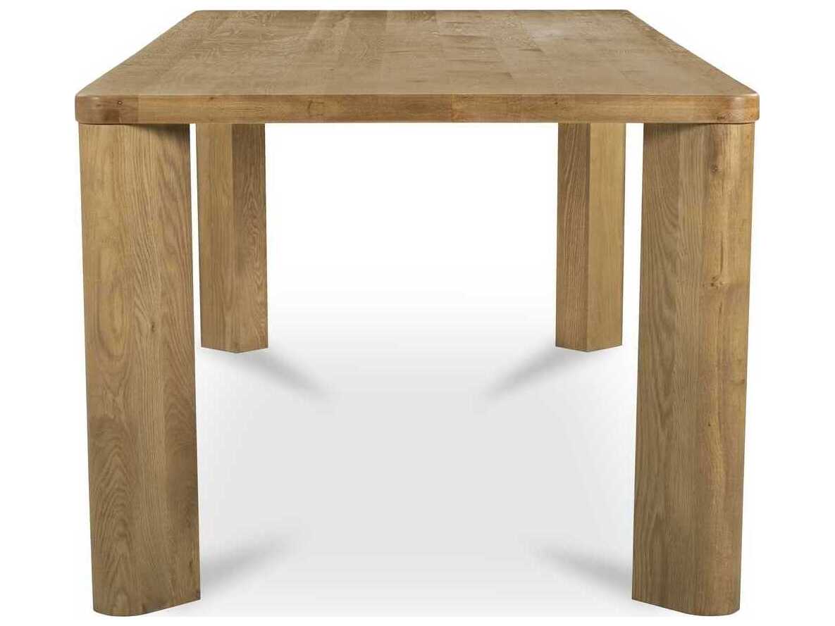 Moe's Home Segment Rectangular Wood Brown Dining Table