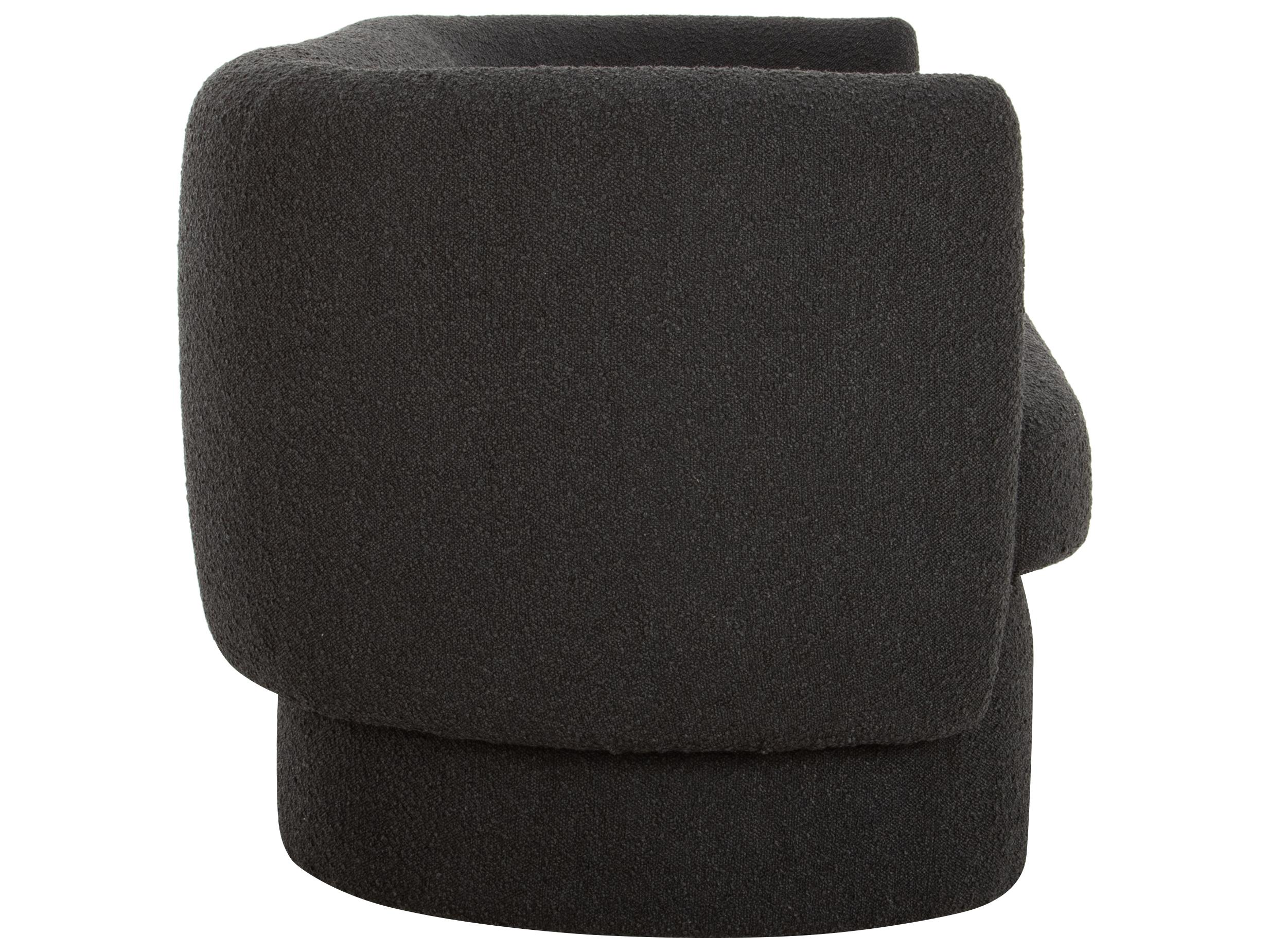 Moe's Home Koba Black Upholstered Sofa