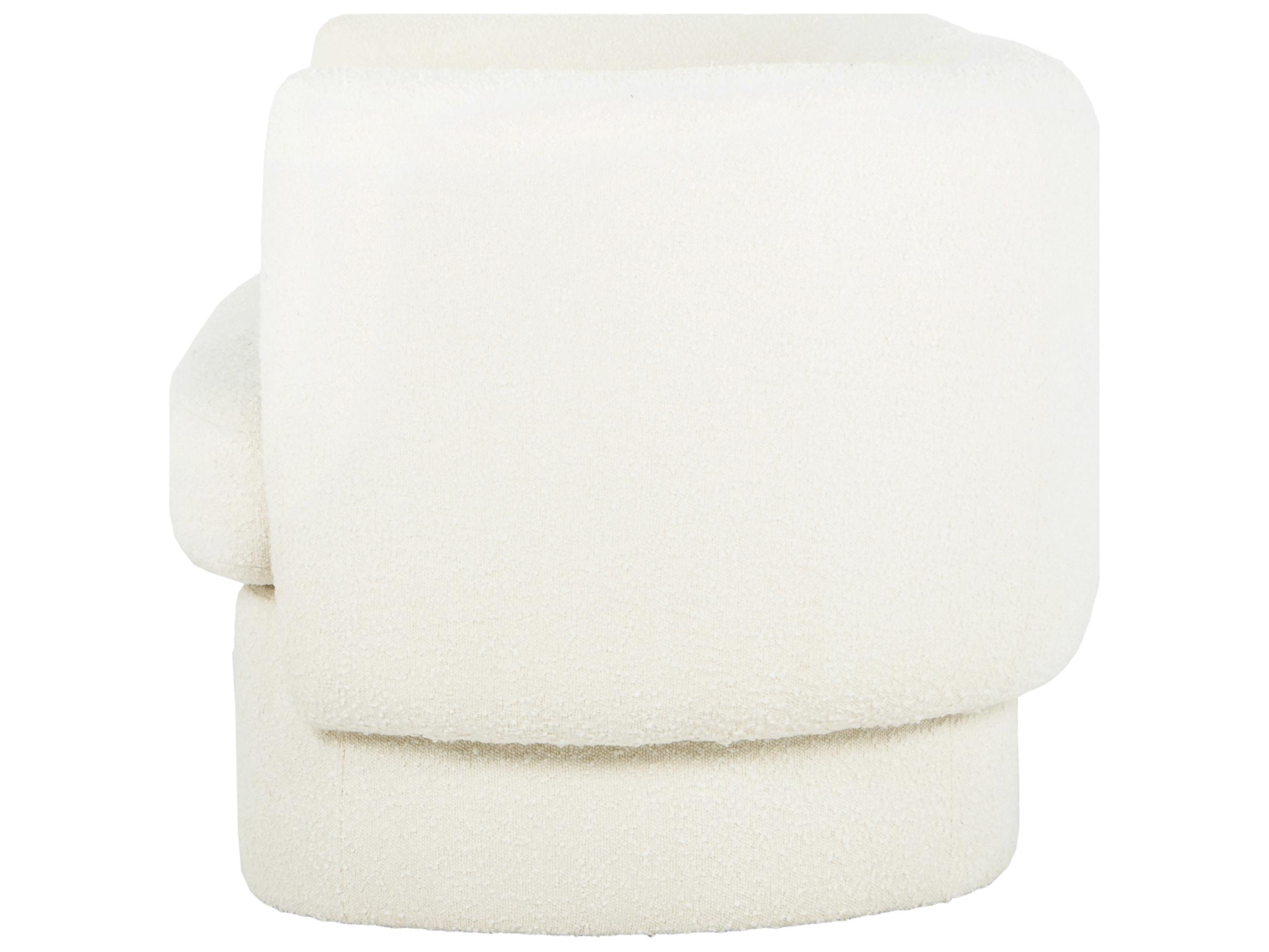 Moe's Home Maya White Upholstered Sofa