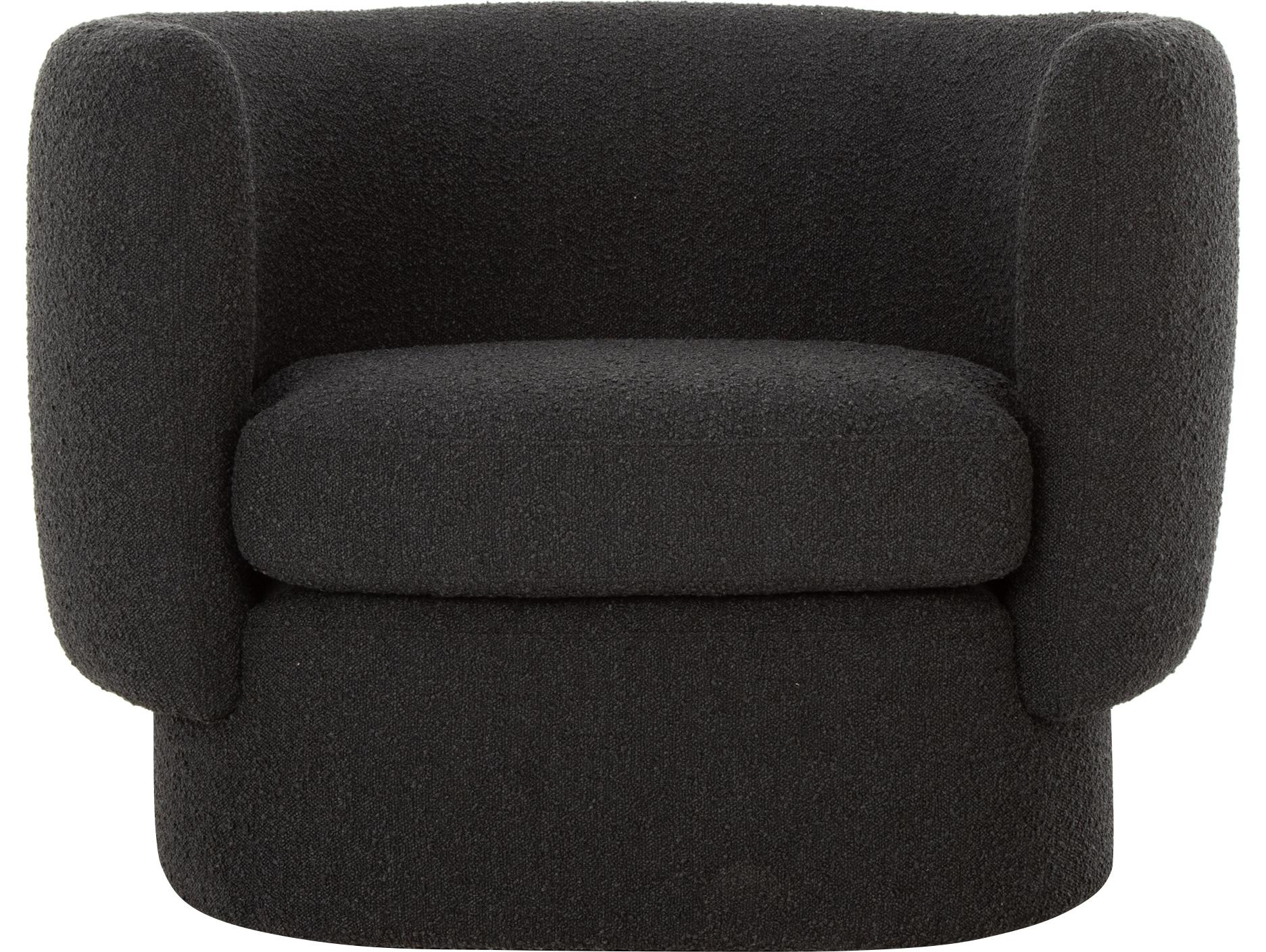 Moe's Home Koba Black Fabric Accent Chair