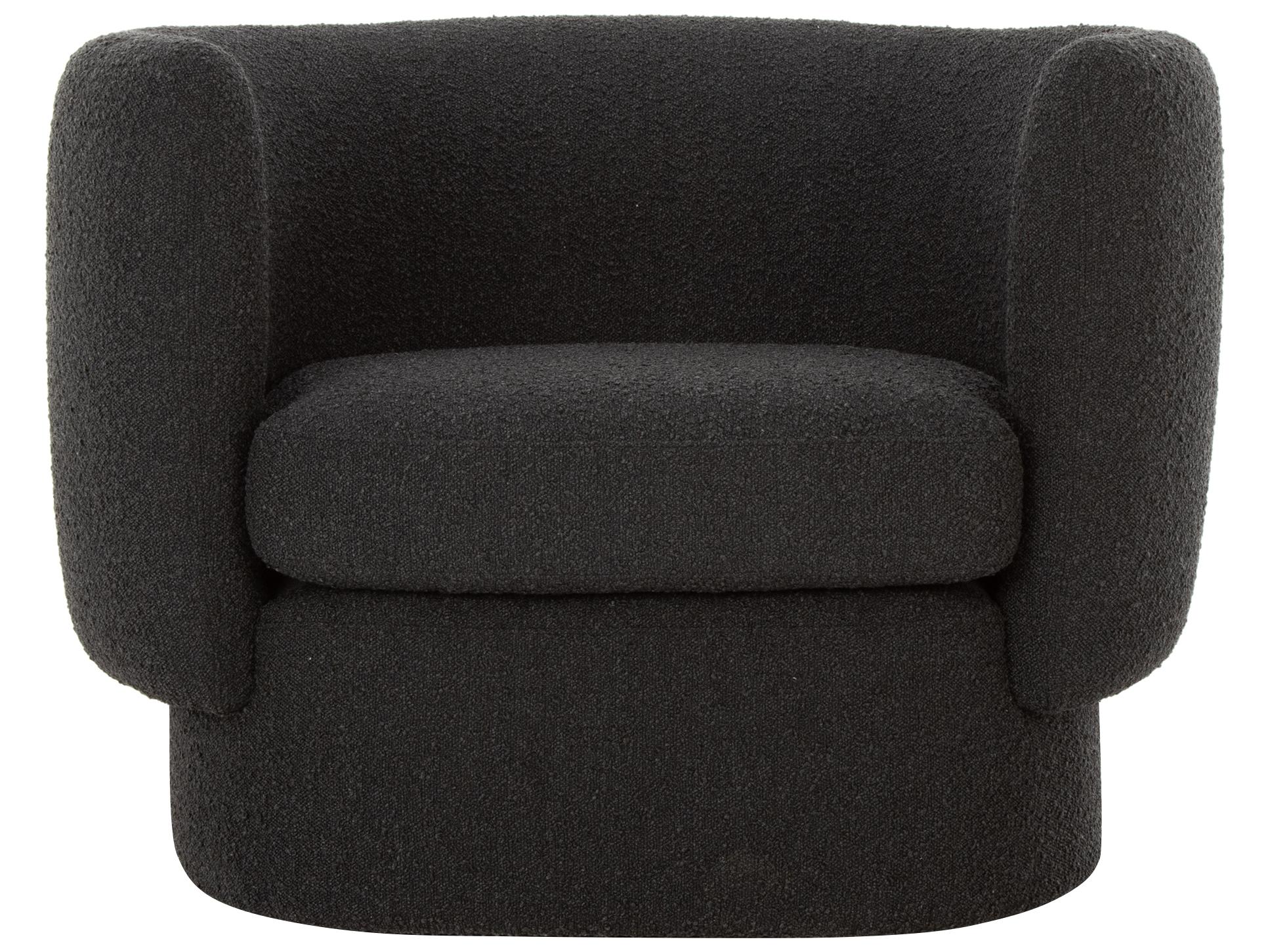 Moe's Home Koba Black Fabric Accent Chair
