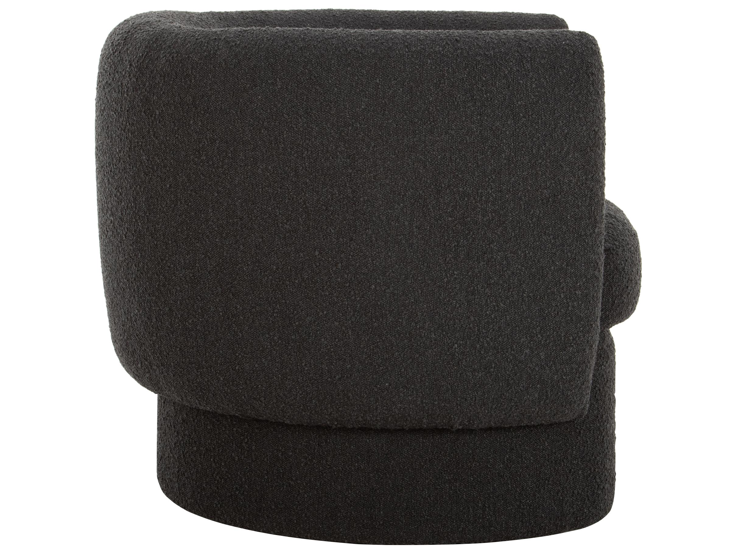 Moe's Home Koba Black Fabric Accent Chair