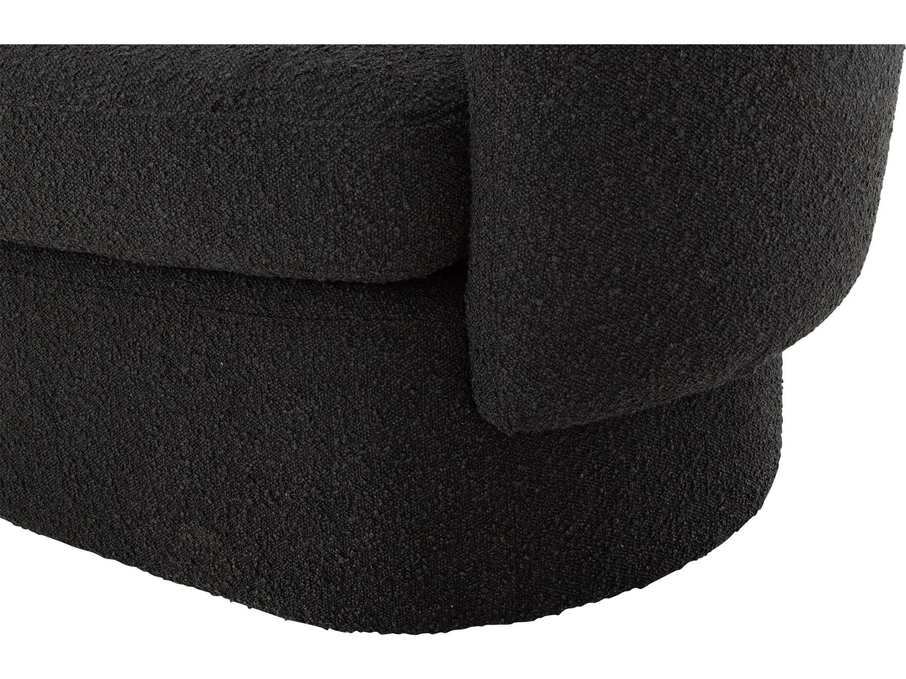 Moe's Home Koba Black Fabric Accent Chair