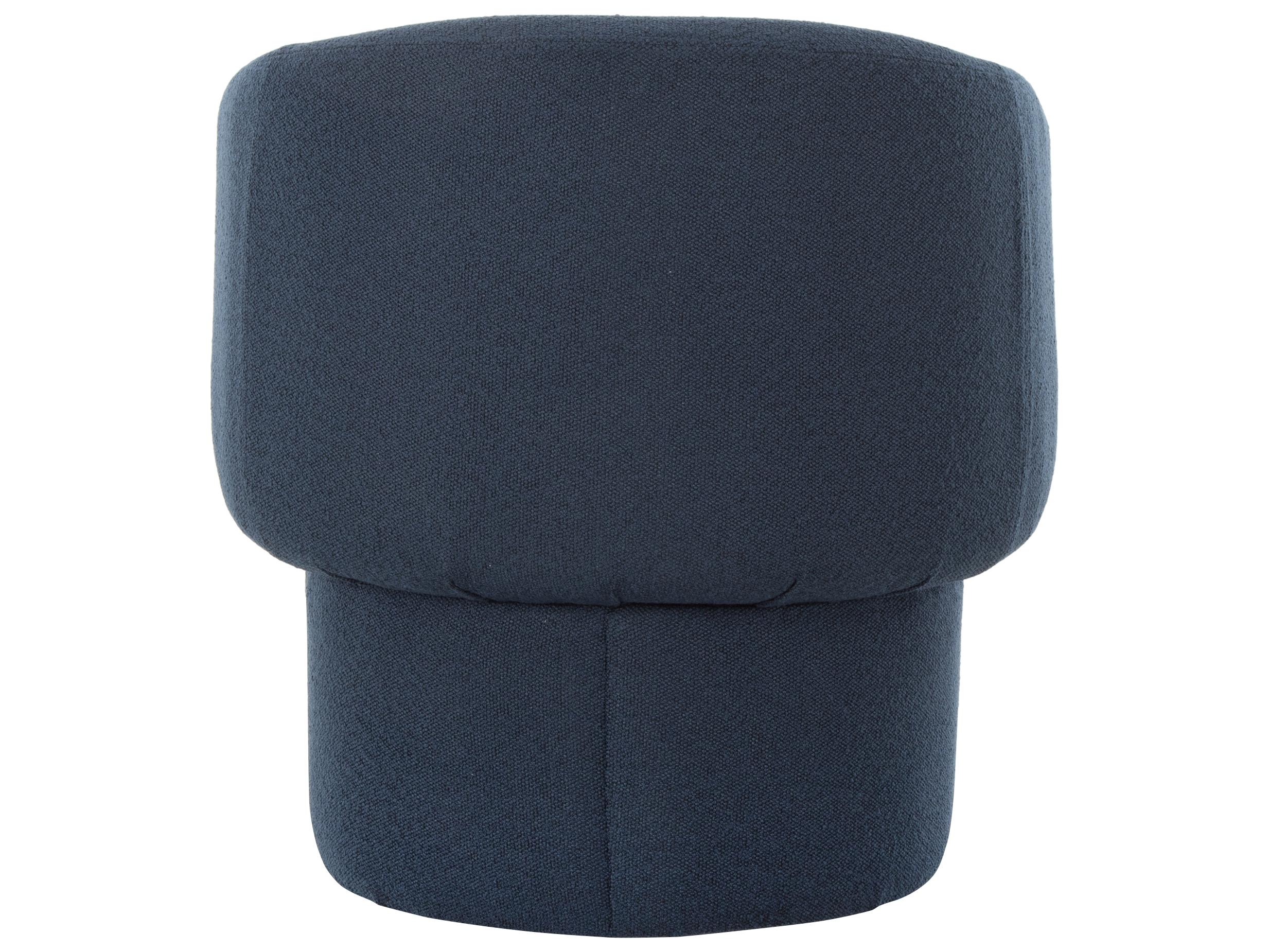 Moe's Home Franco Blue Fabric Accent Chair