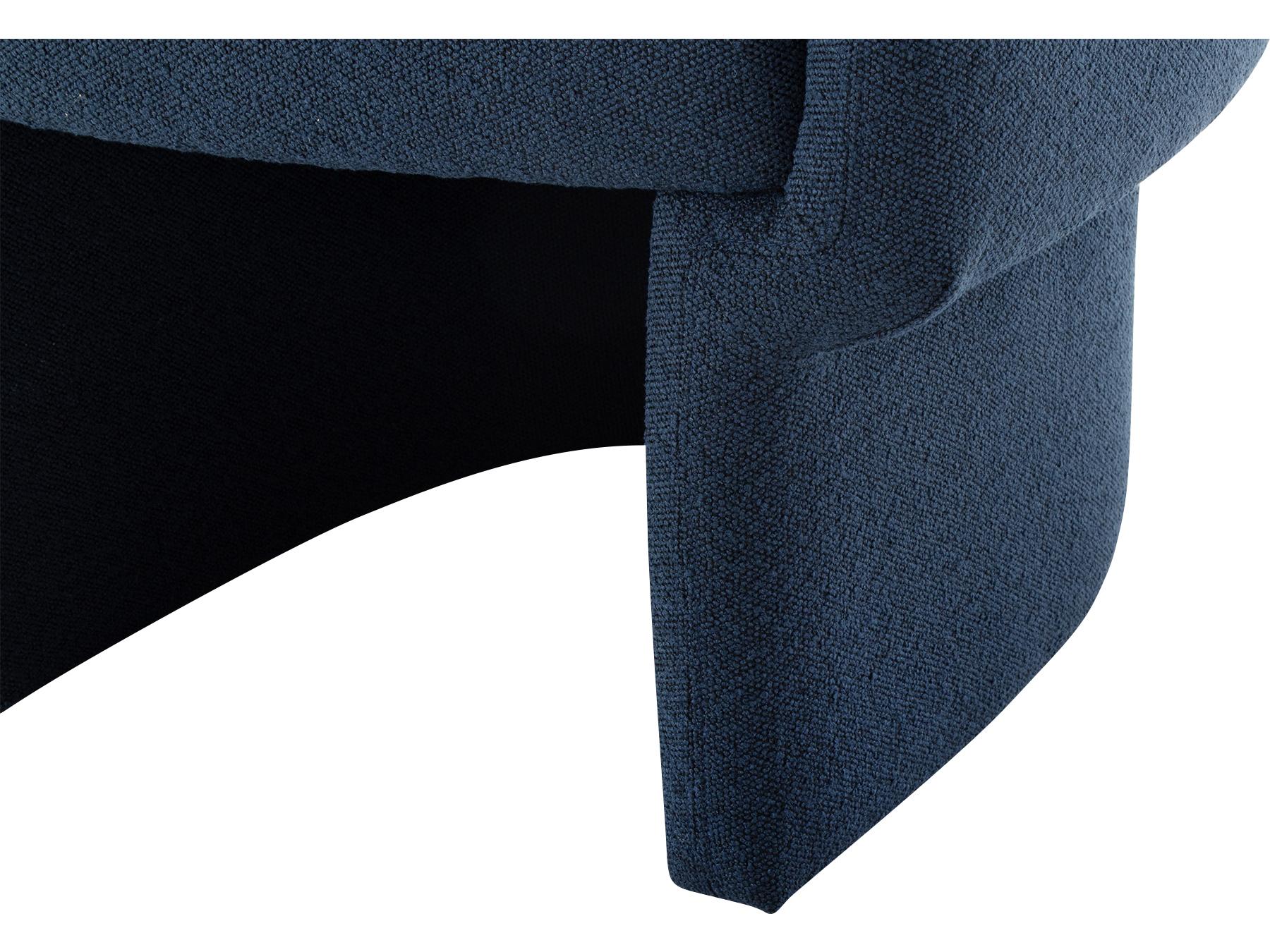 Moe's Home Franco Blue Fabric Accent Chair