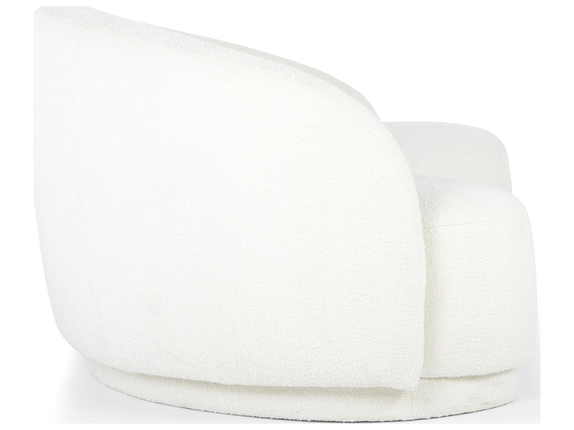 Moe's Home Maya White Upholstered Sofa