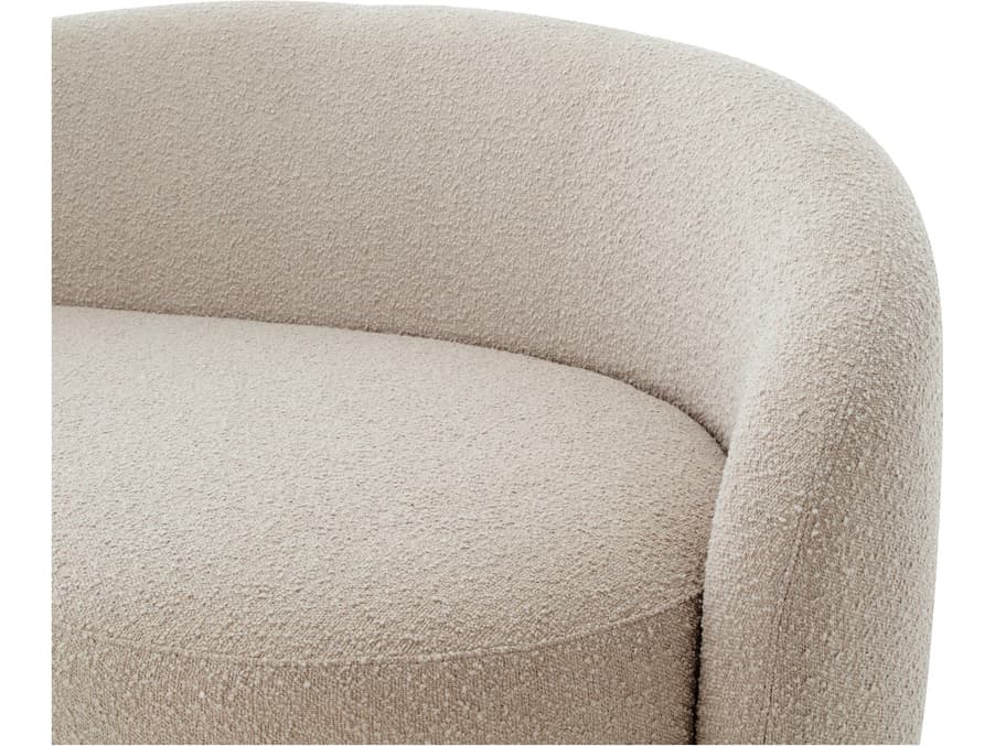 Moe's Home Excelsior Beige Upholstered Sofa