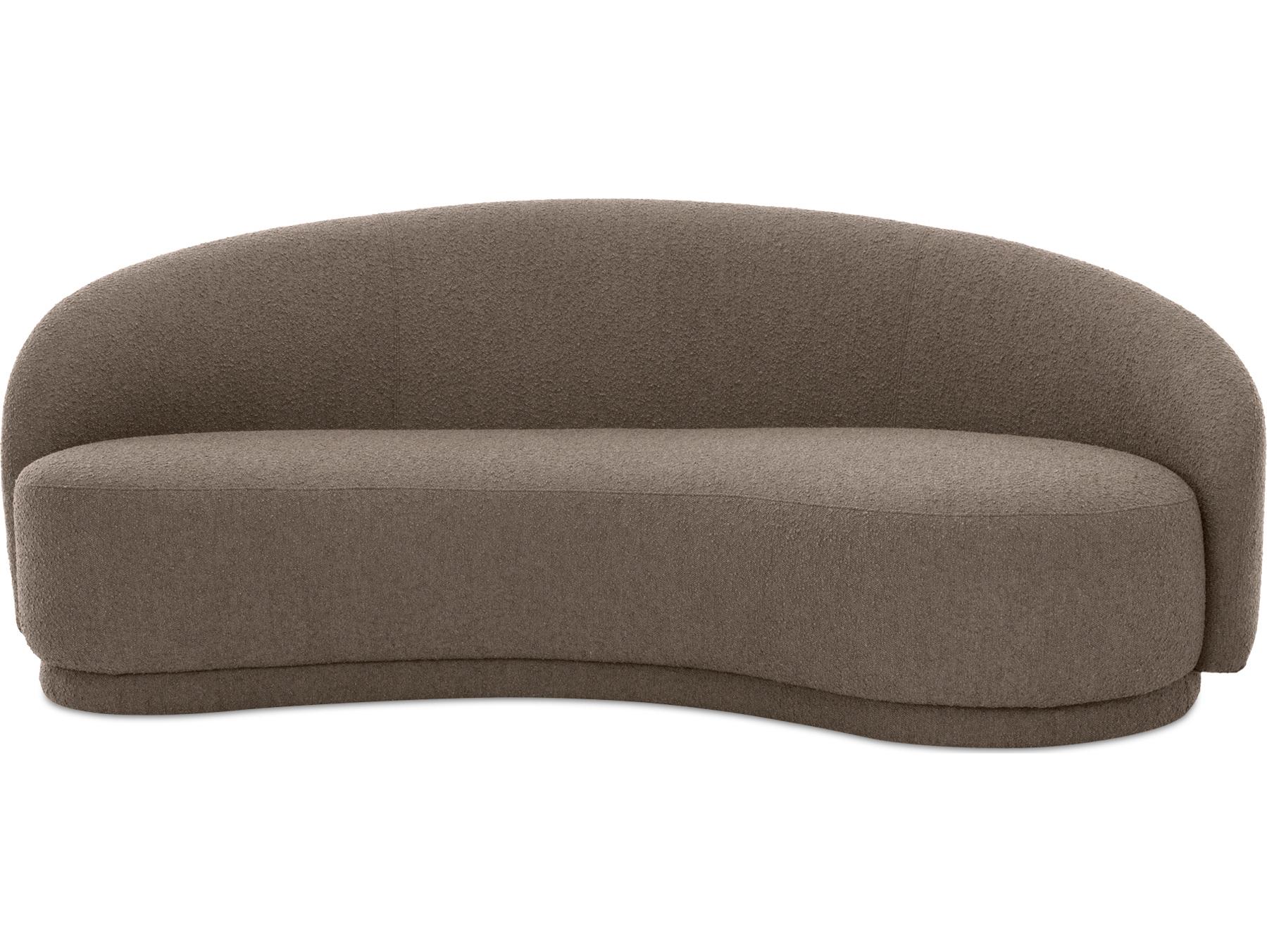 Moe's Home Excelsior Taupe Upholstered Sofa