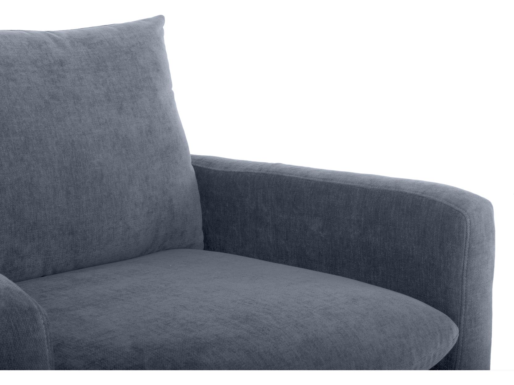 Moe's Home Paris Blue Fabric Accent Chair