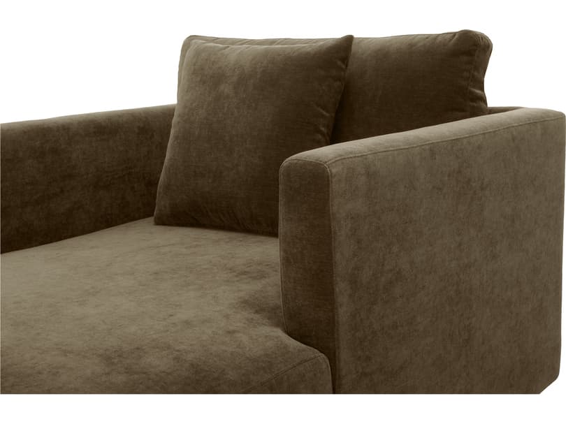 Moe's Home Bryn Cedar Green Chair and a Half