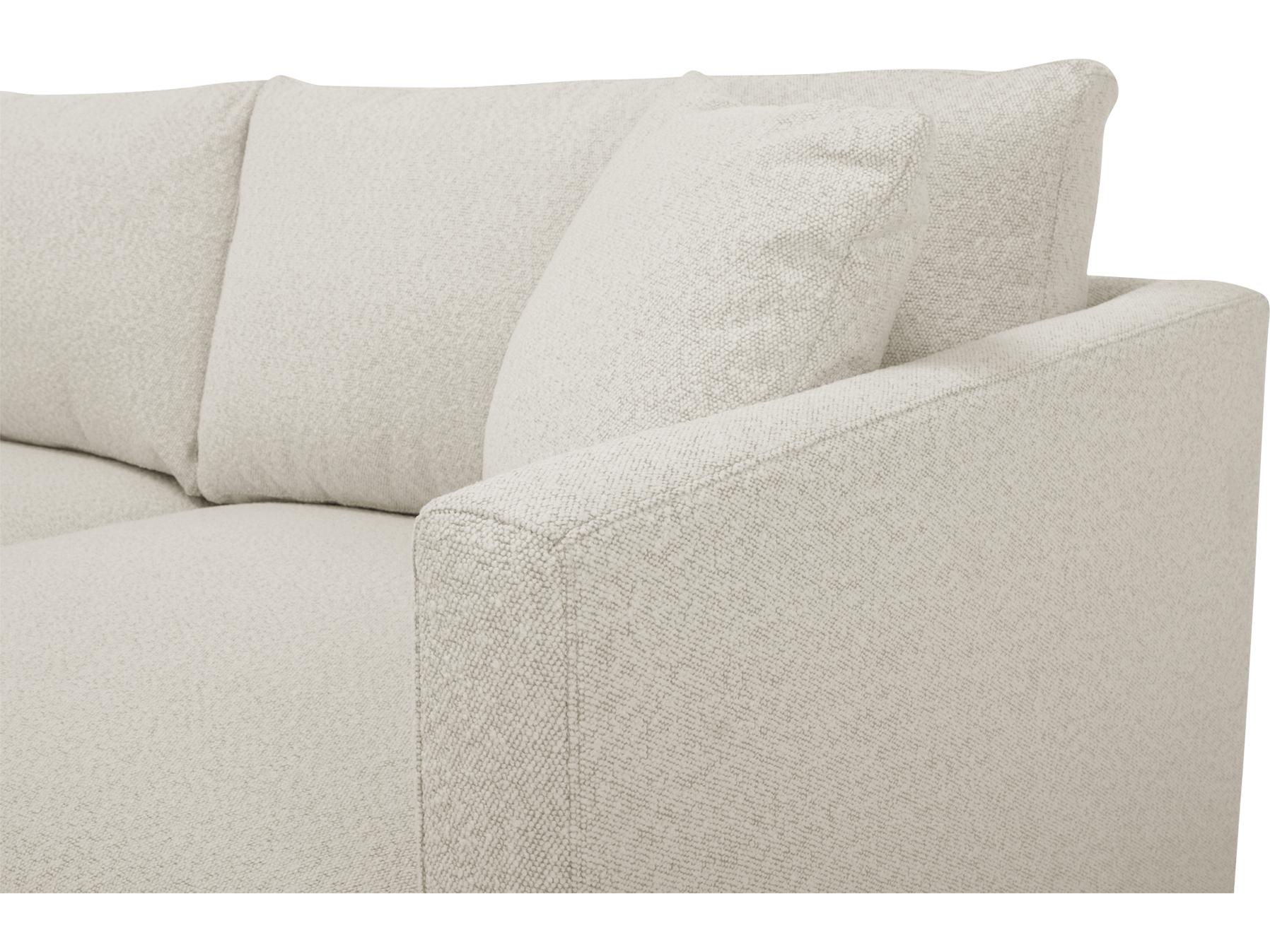 Moe's Home Bryn Beige Upholstered Sectional Sofa