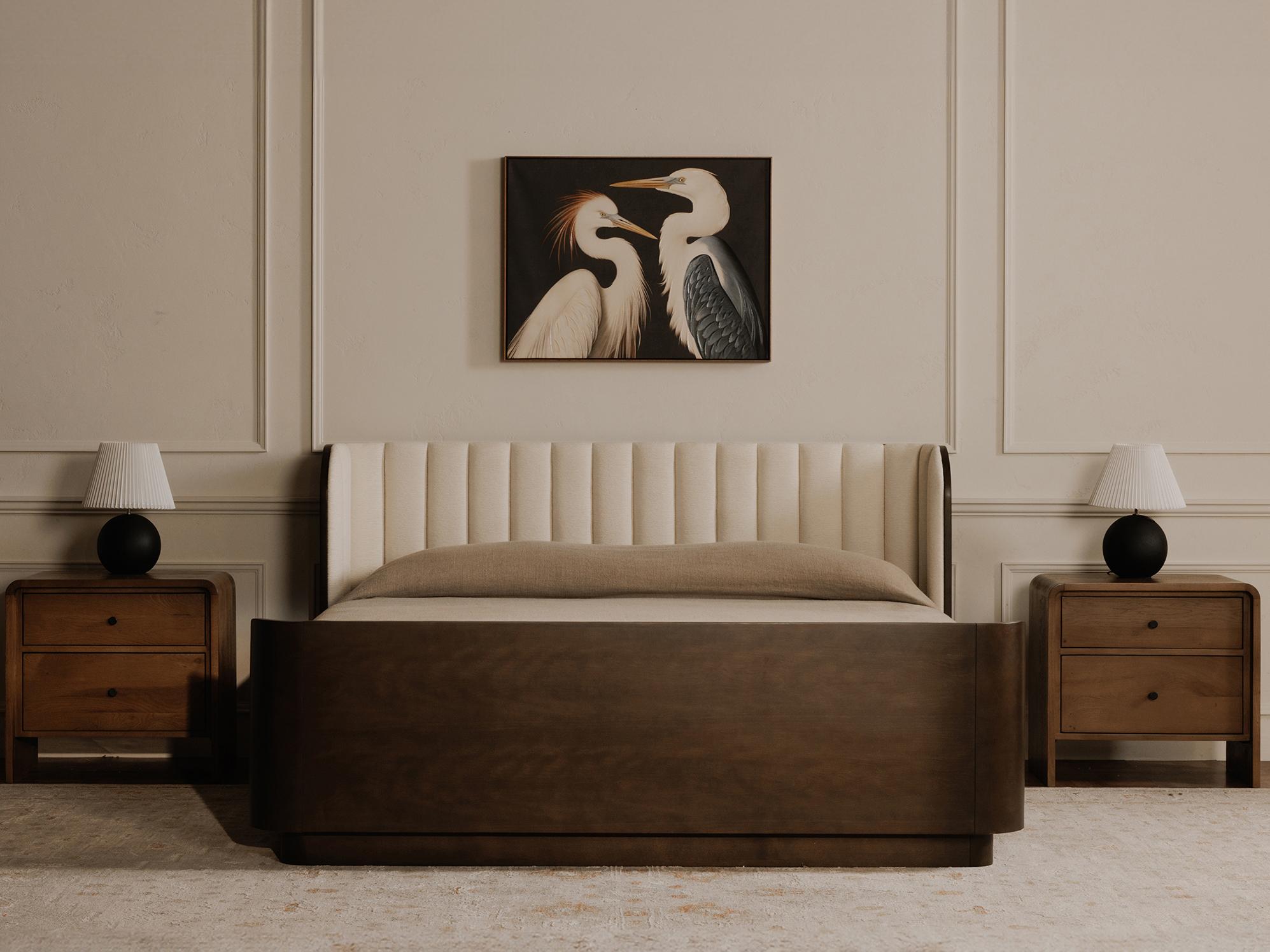 Moe's Home Two Cranes Framed Painting