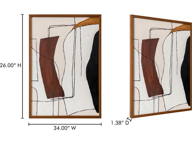 Moe's Home Voyager Canvas Wall Art