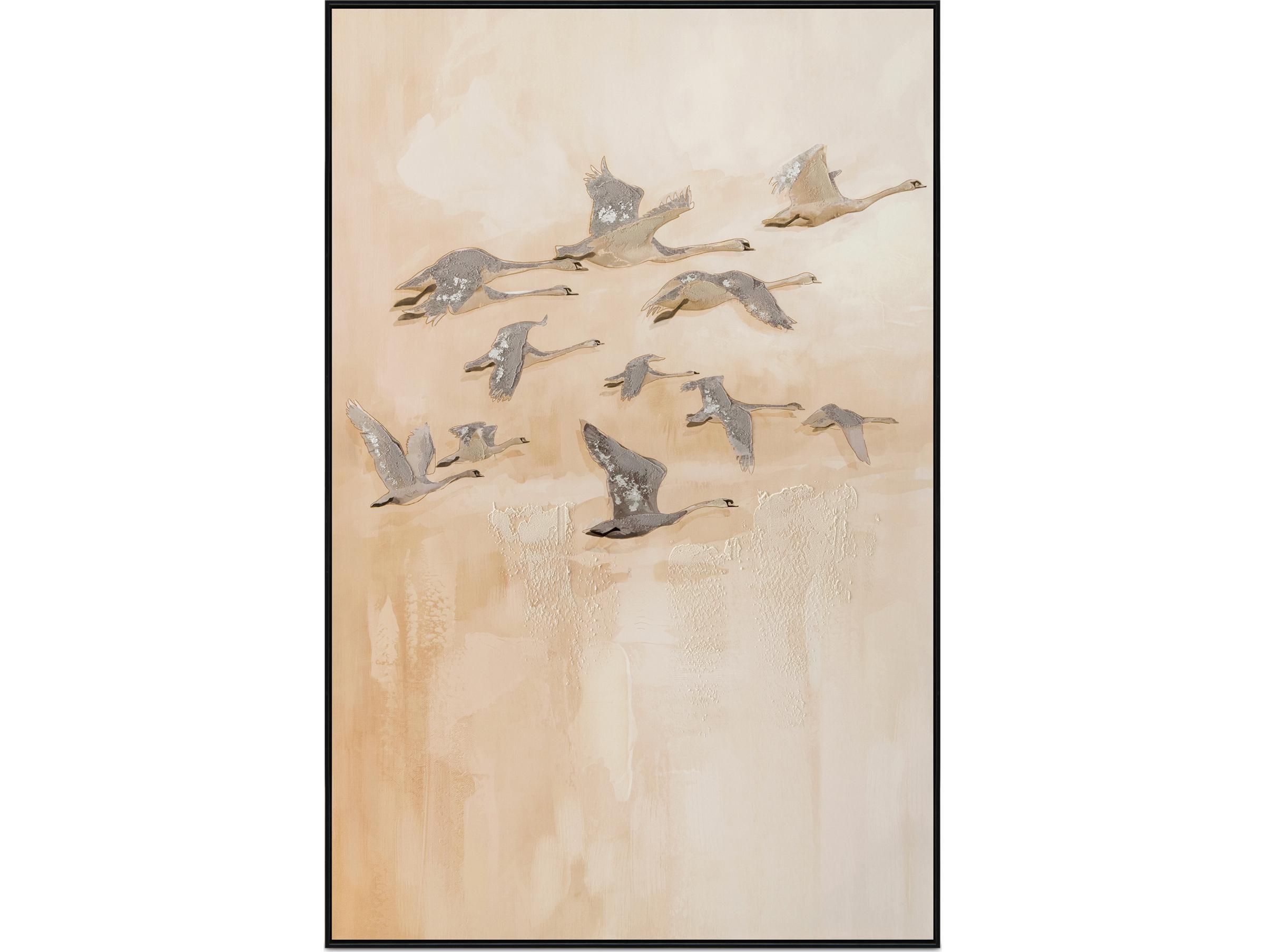 Moe's Home Unison Framed Painting