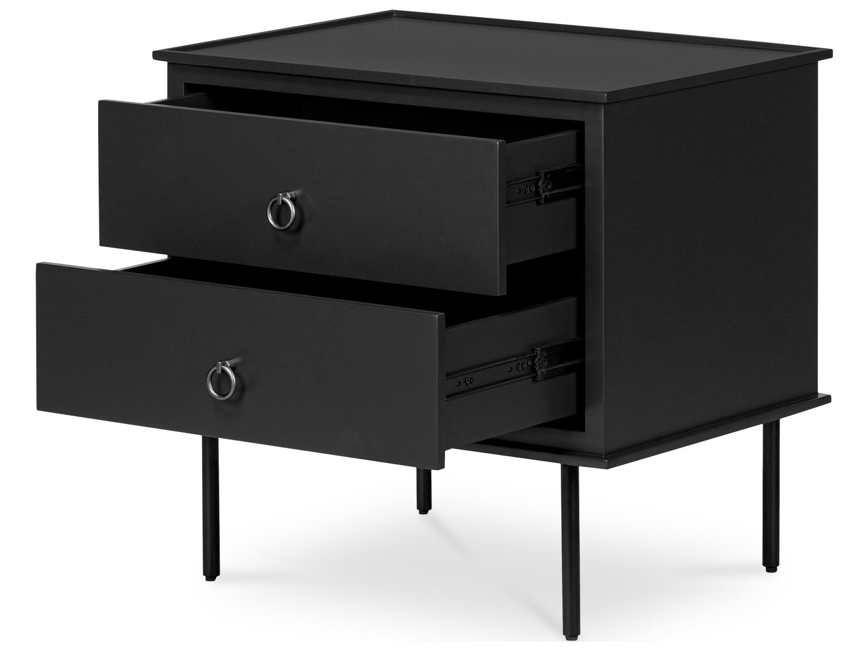 Moe's Home Reagan Nightstand Black