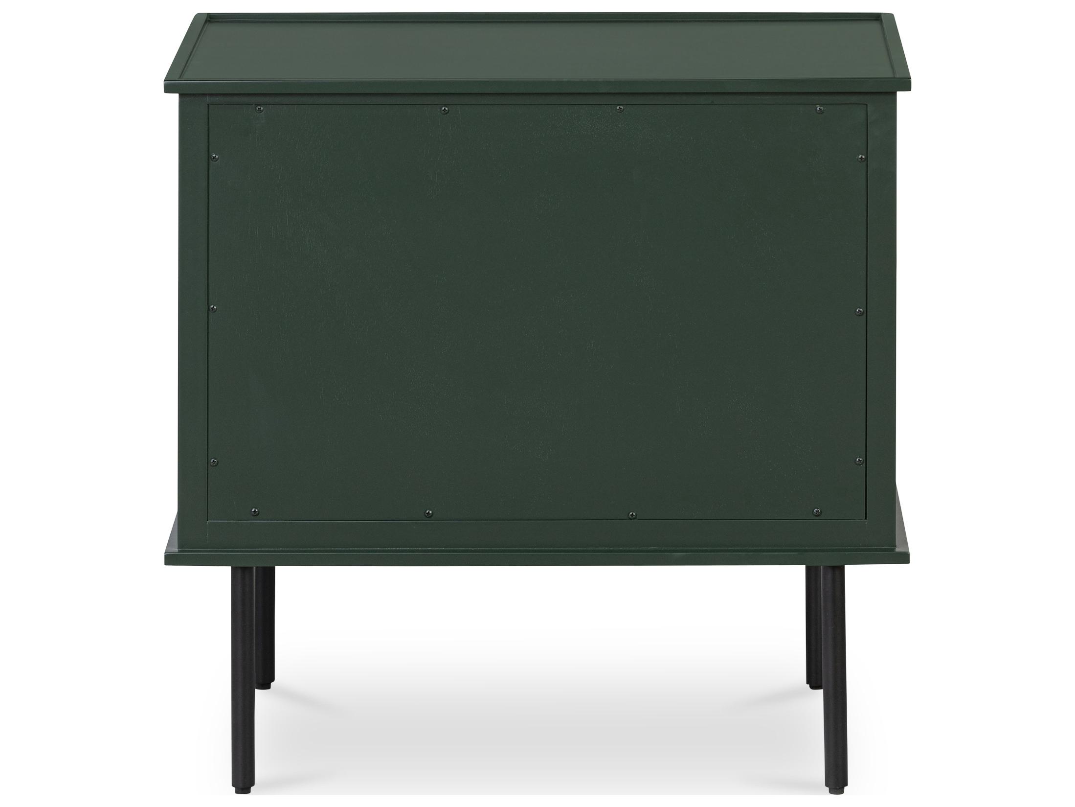 Moe's Home Reagan Nightstand Deep Green