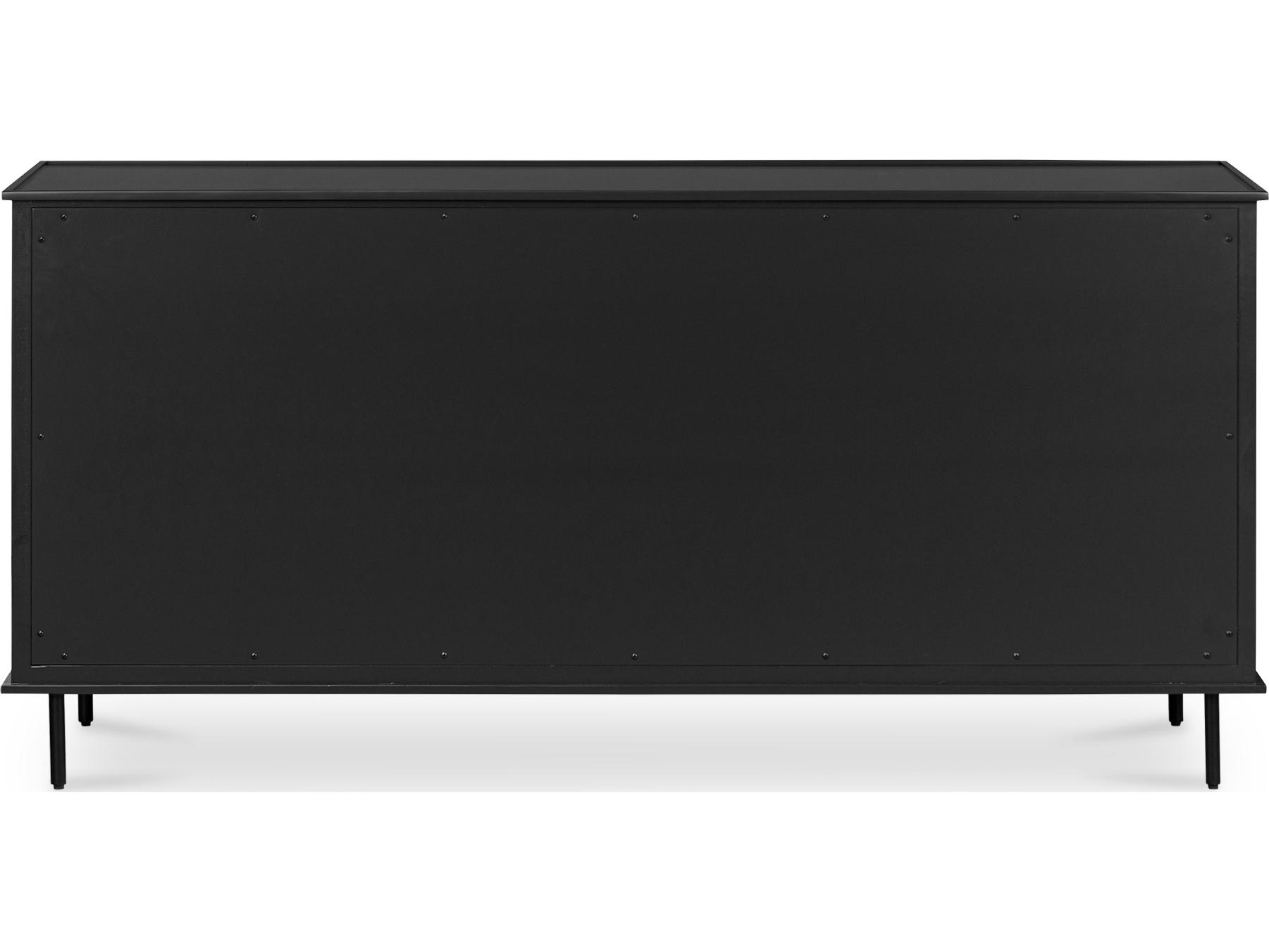 Moe's Home Reagan 6 Drawer Dresser Black