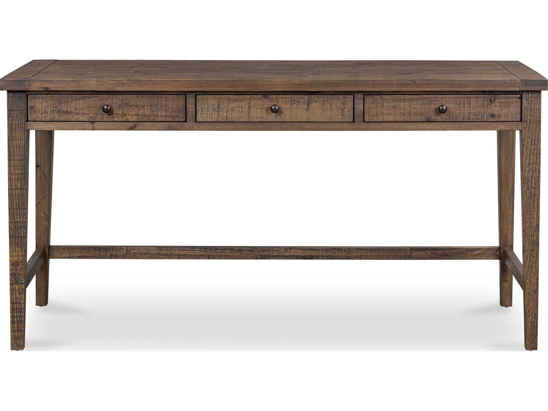 Moe's Home Liam Brown Pine Wood Writing Desk