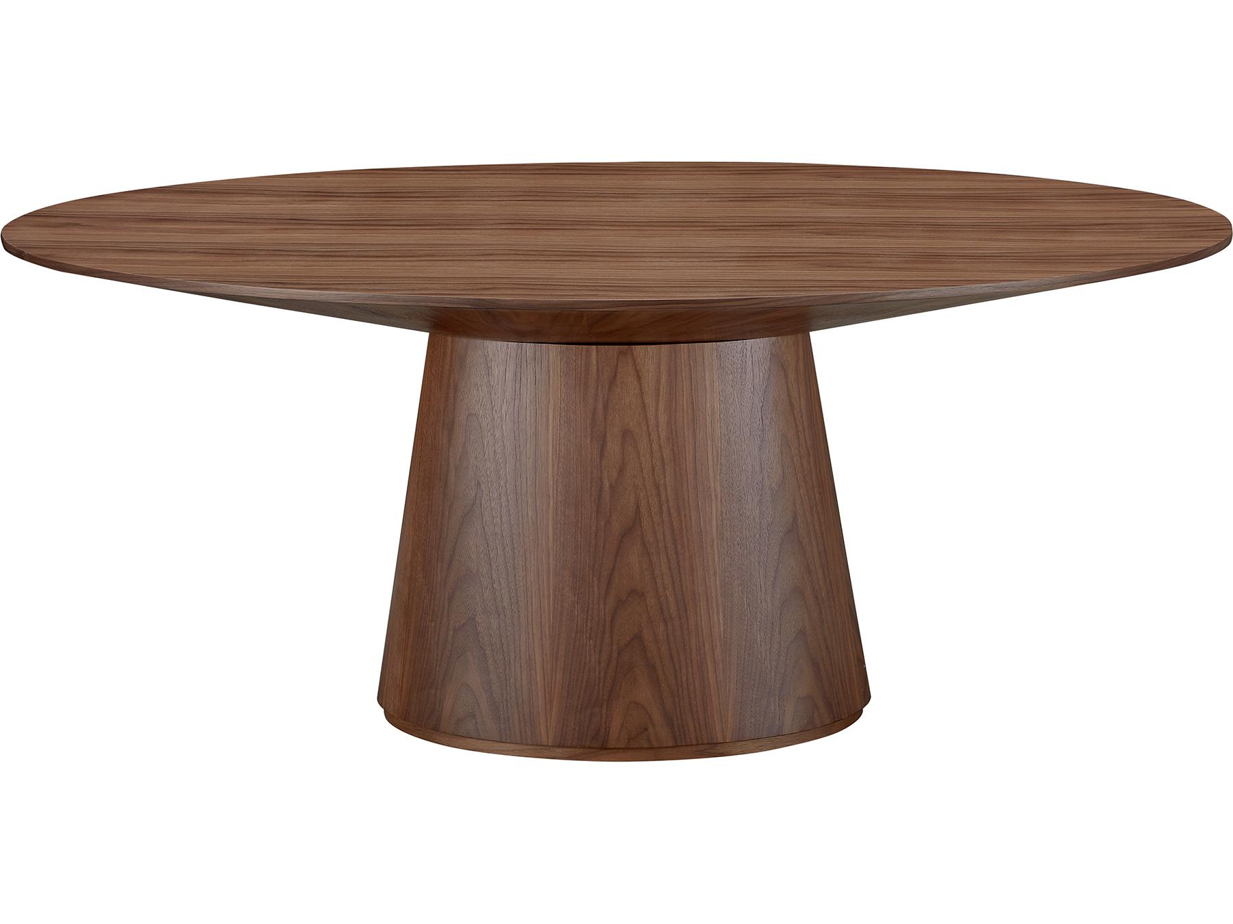 Moe's Home Otago Oval Dining Table Walnut Brown