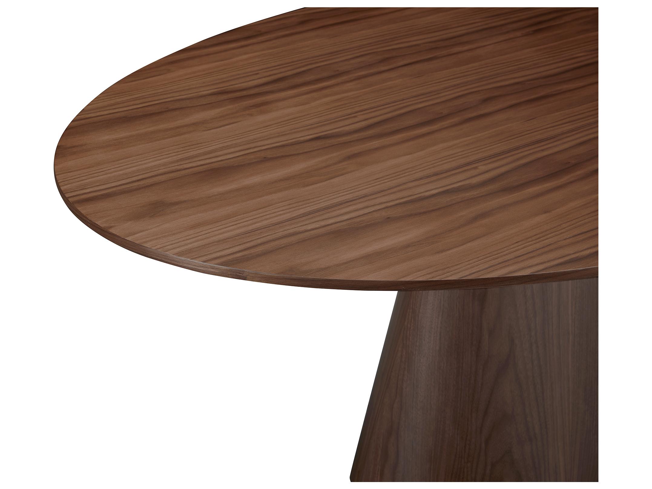 Moe's Home Otago Oval Dining Table Walnut Brown