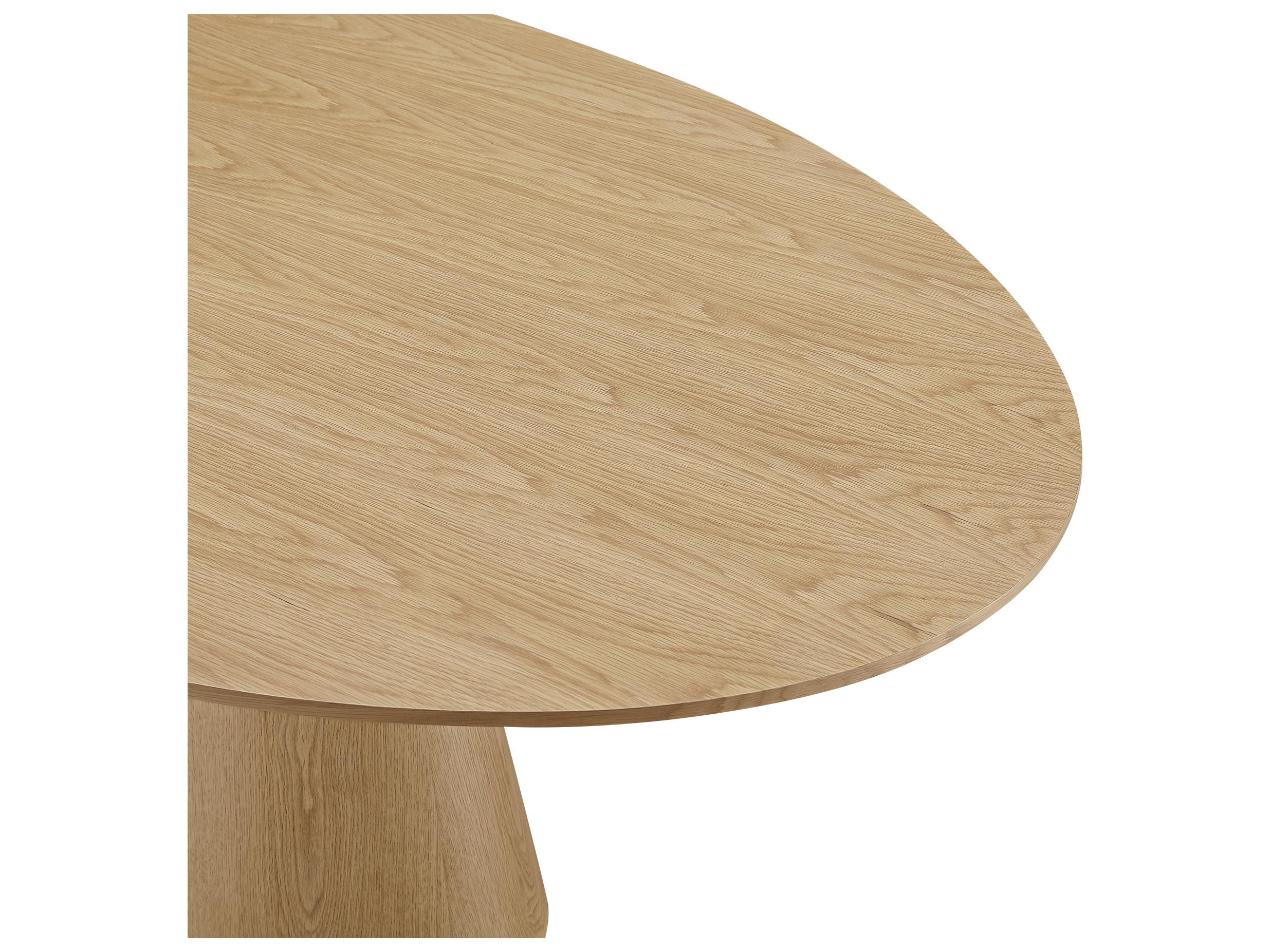 Moe's Home Otago Oval Dining Table Natural Oak