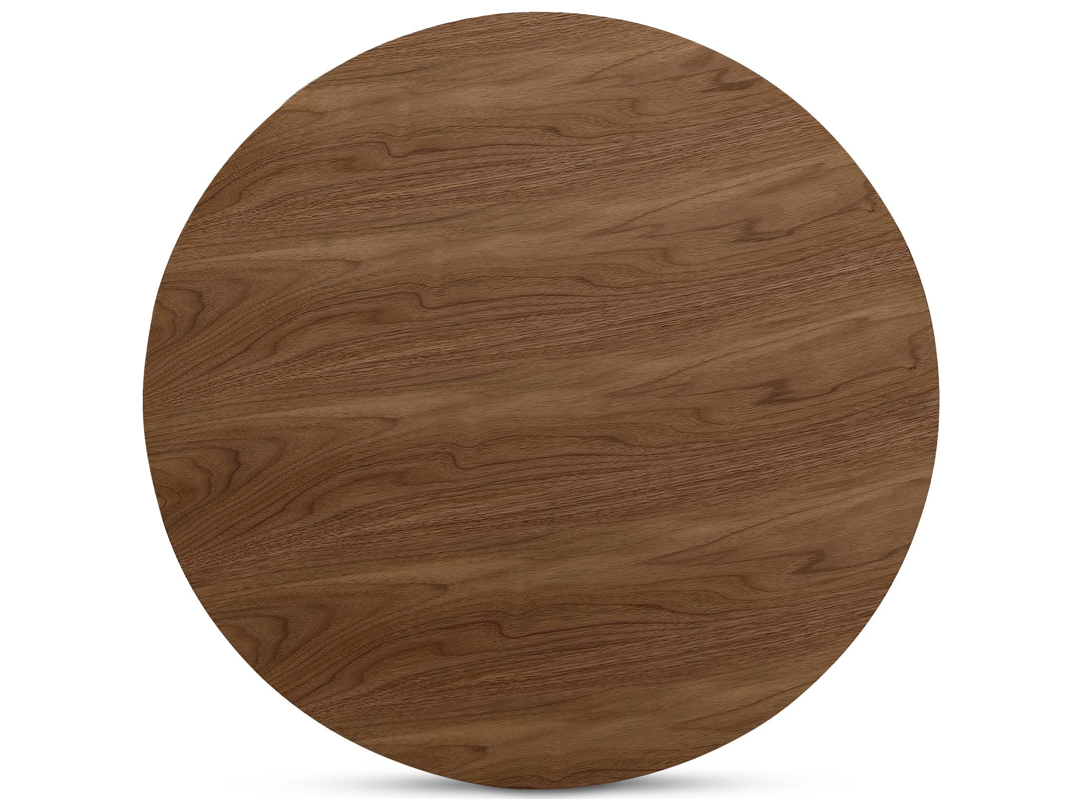 Moe's Home Otago Round Dining Table Walnut Brown