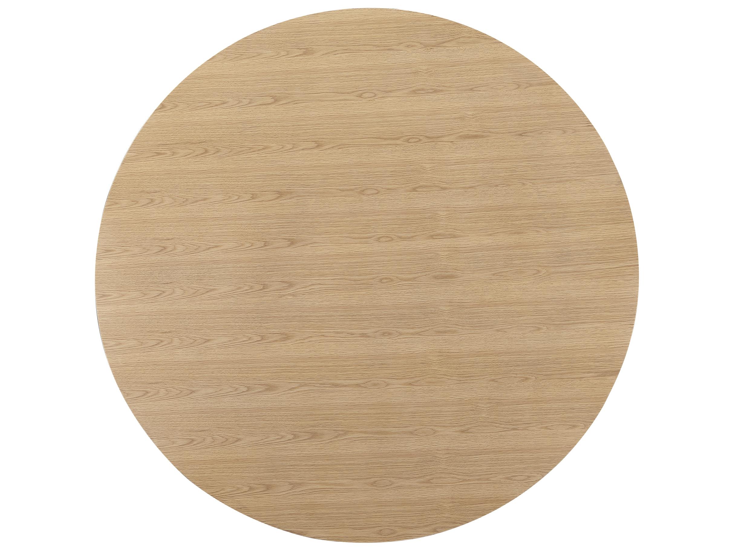 Moe's Home Otago Round Dining Table Natural Oak