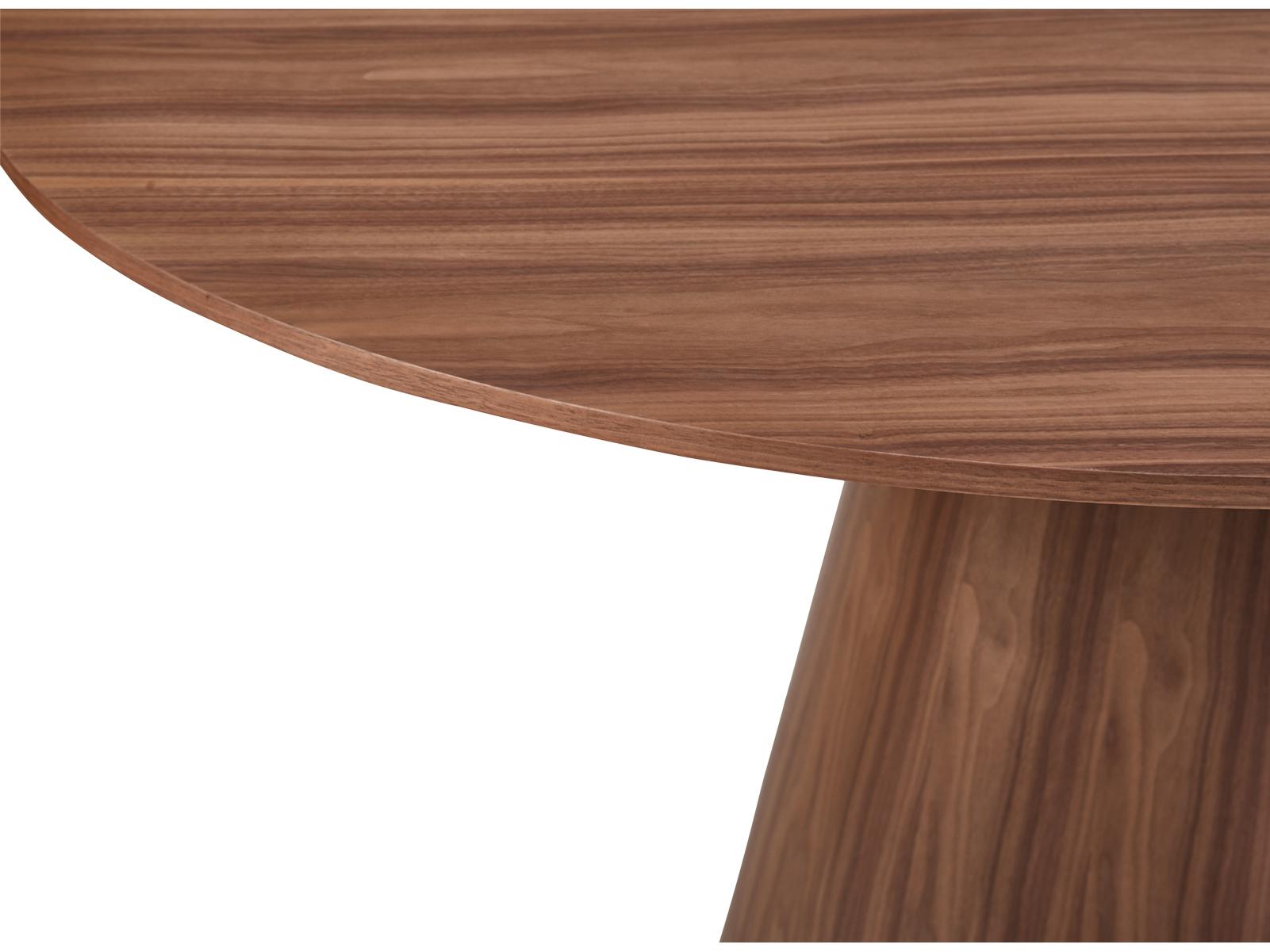 Moe's Home Otago Round 54In Dining Table Walnut Brown