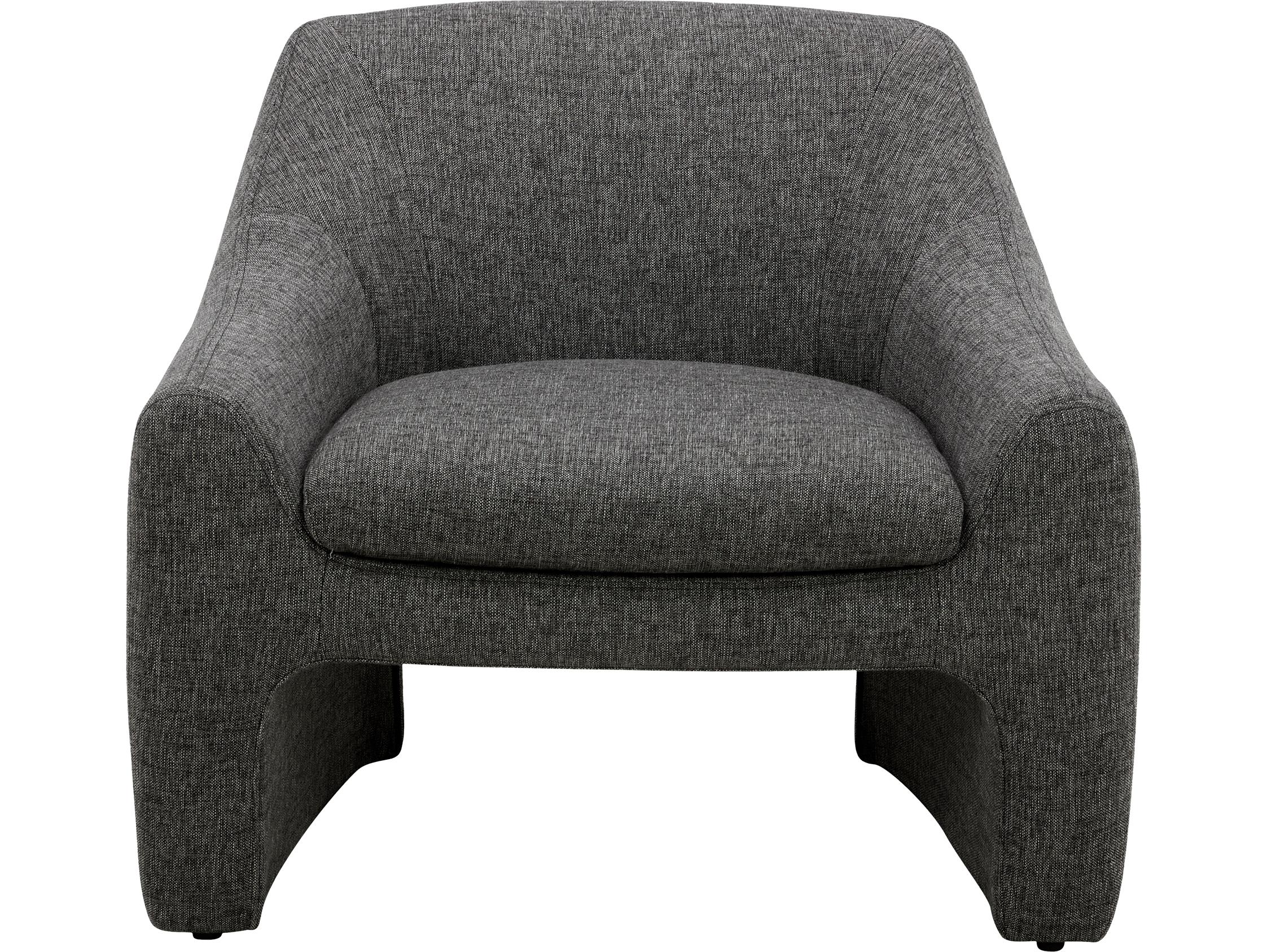 Moe's Home Kenzie Gray Fabric Accent Chair