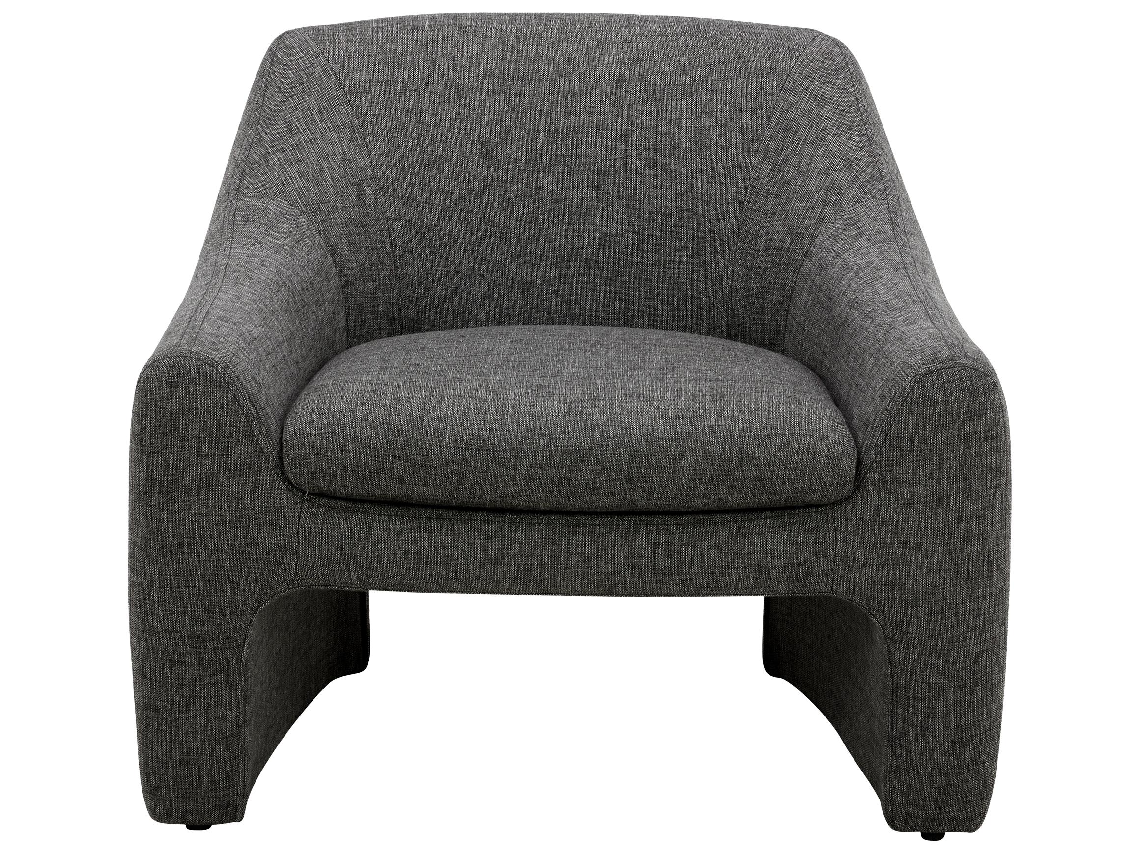 Moe's Home Kenzie Gray Fabric Accent Chair