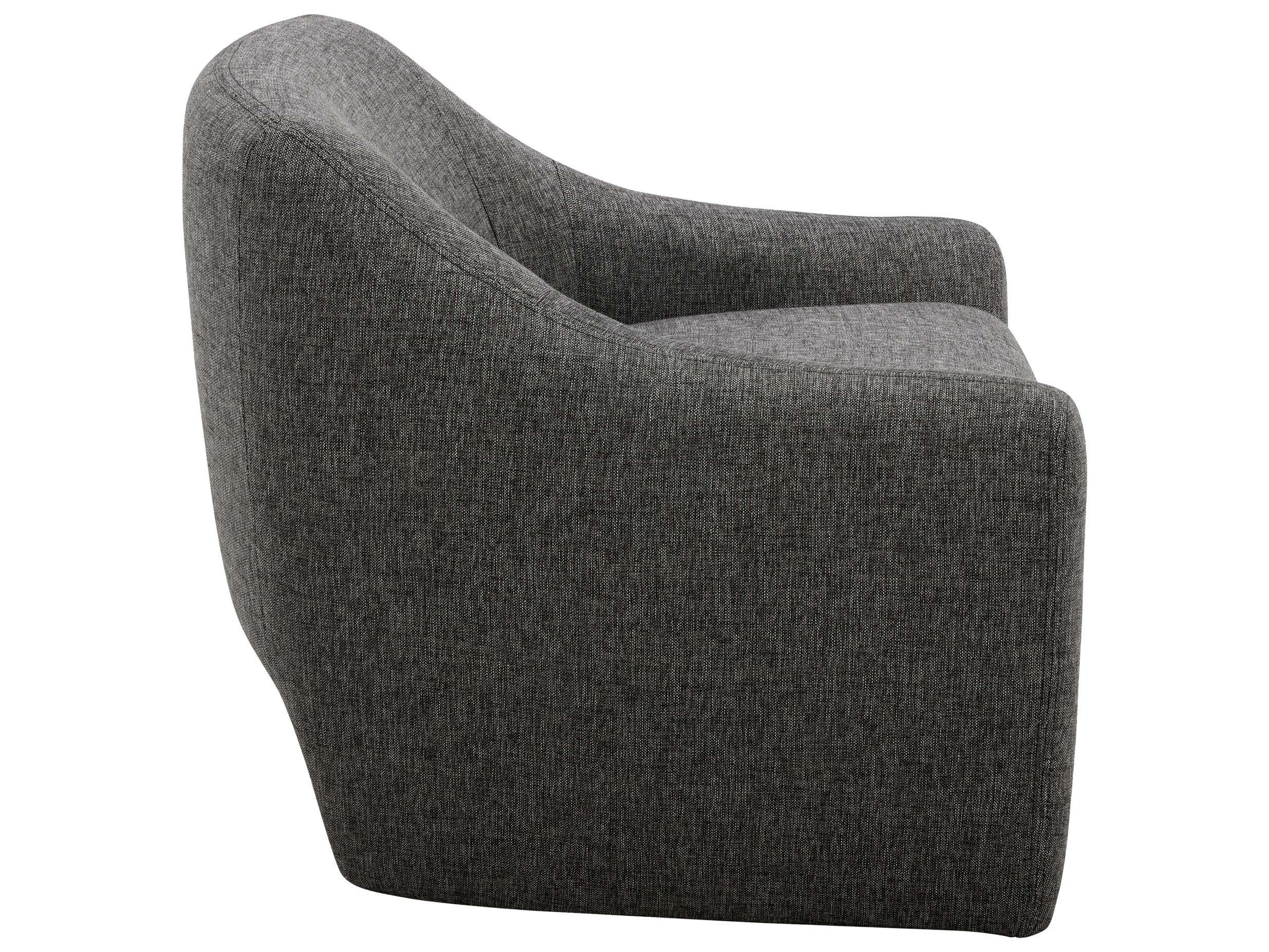 Moe's Home Kenzie Gray Fabric Accent Chair