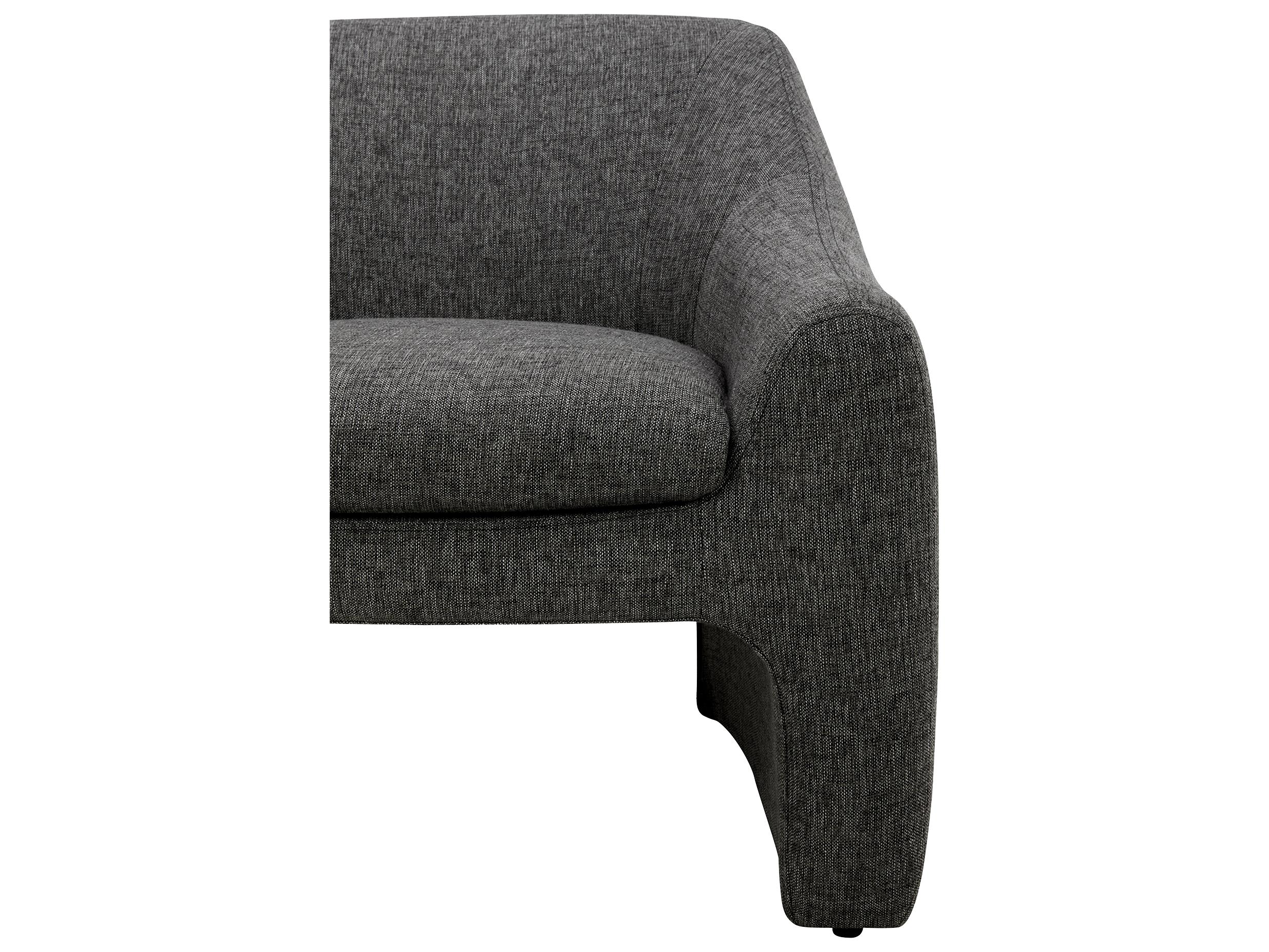 Moe's Home Kenzie Gray Fabric Accent Chair