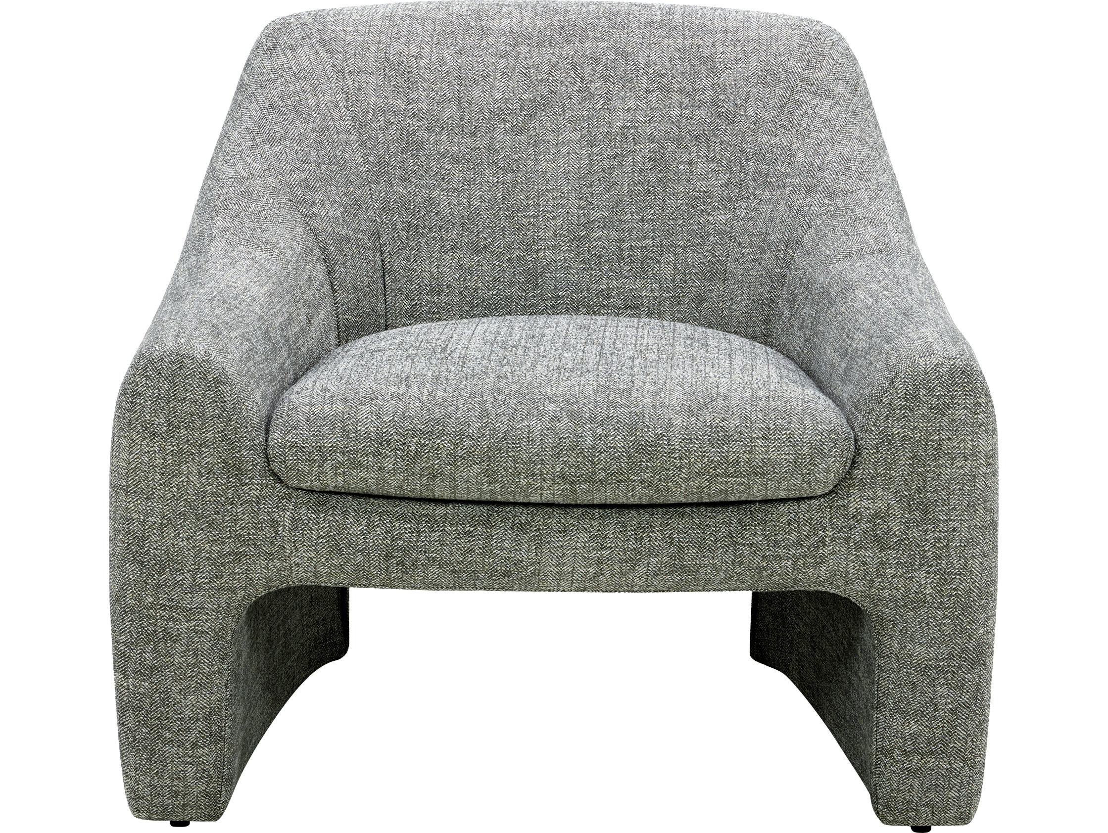 Moe's Home Kenzie Gray Fabric Accent Chair