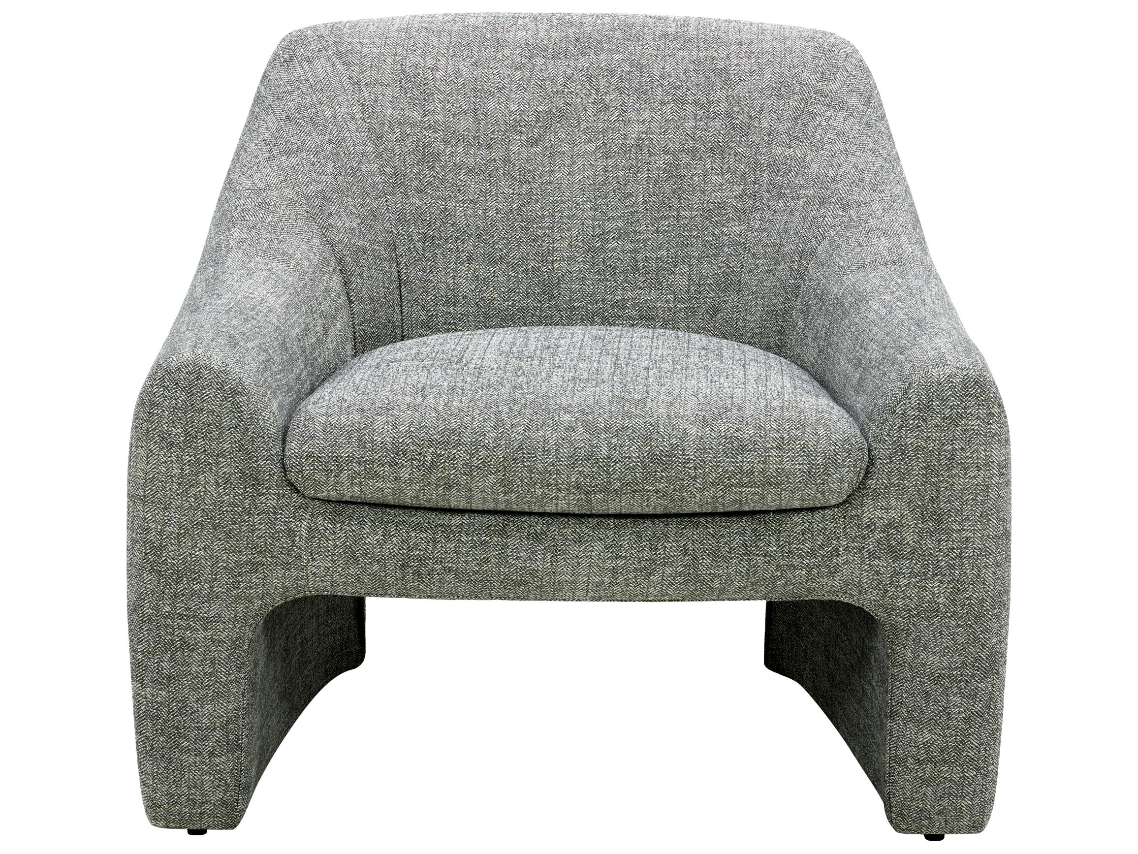 Moe's Home Kenzie Gray Fabric Accent Chair