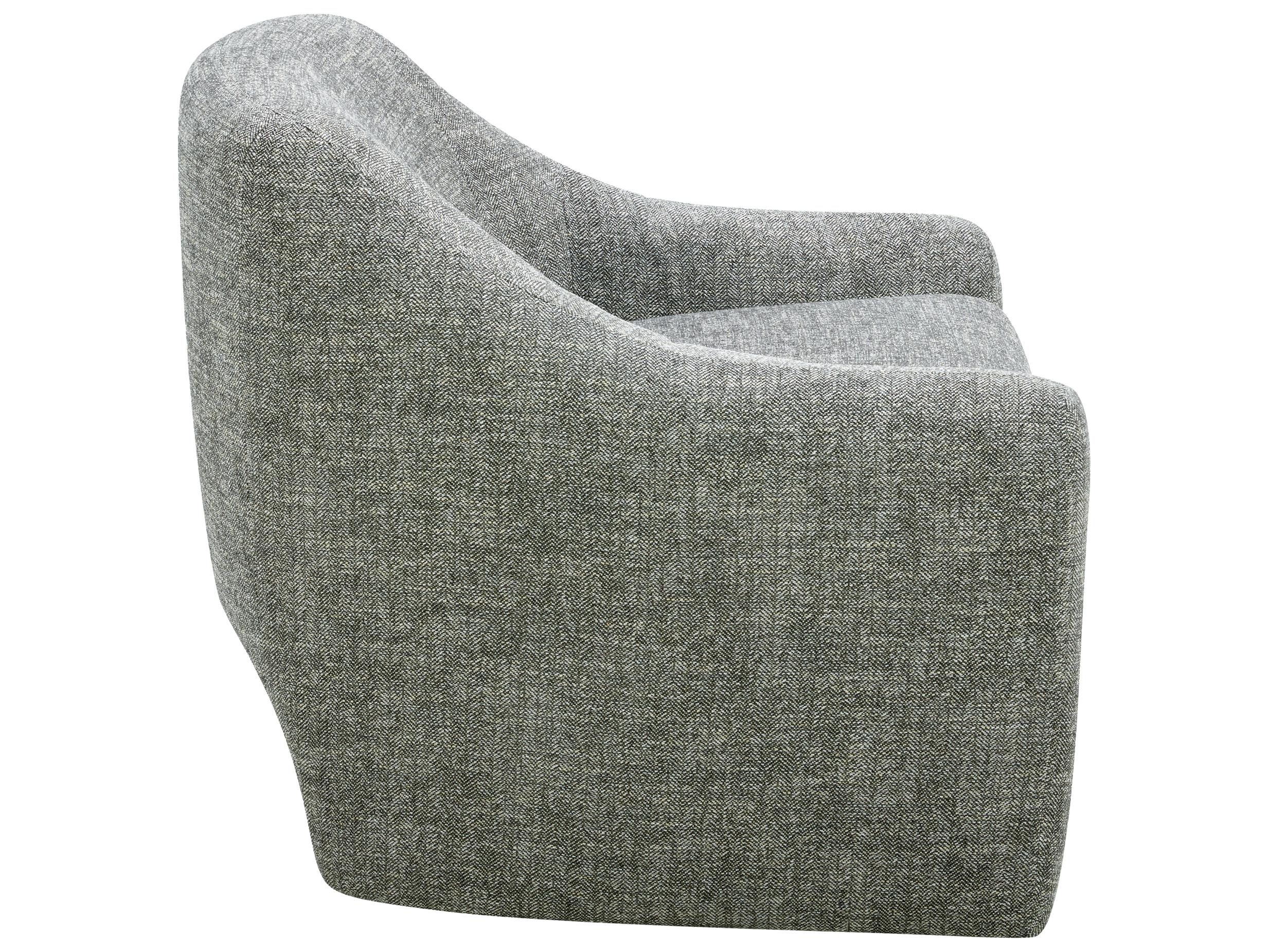 Moe's Home Kenzie Gray Fabric Accent Chair
