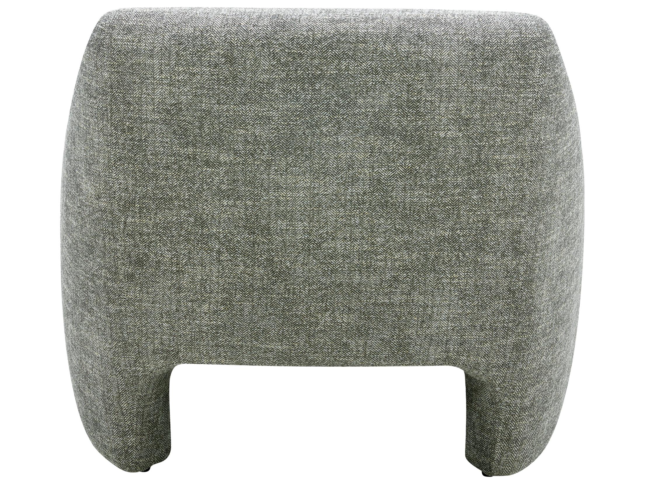 Moe's Home Kenzie Gray Fabric Accent Chair