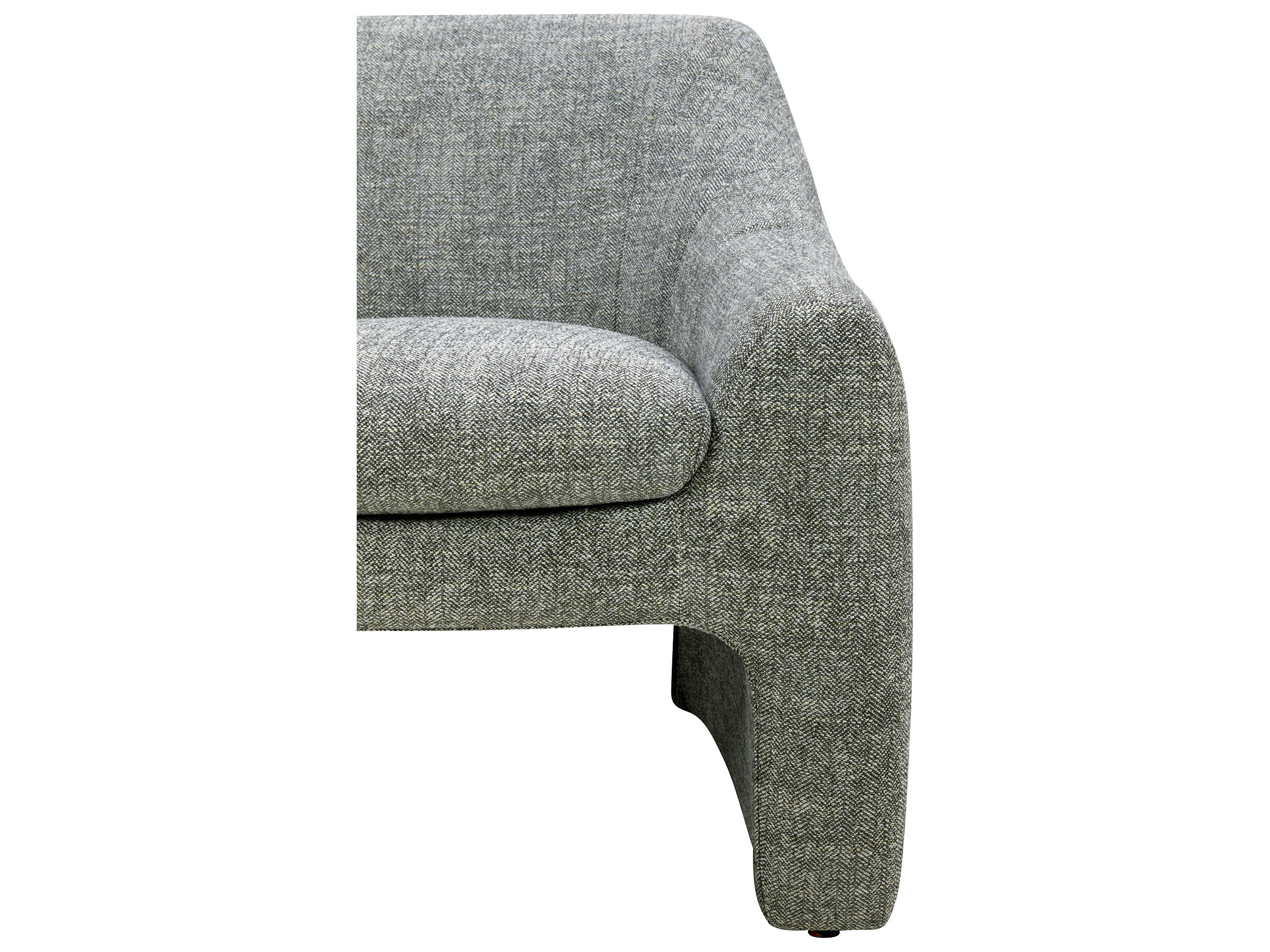 Moe's Home Kenzie Gray Fabric Accent Chair