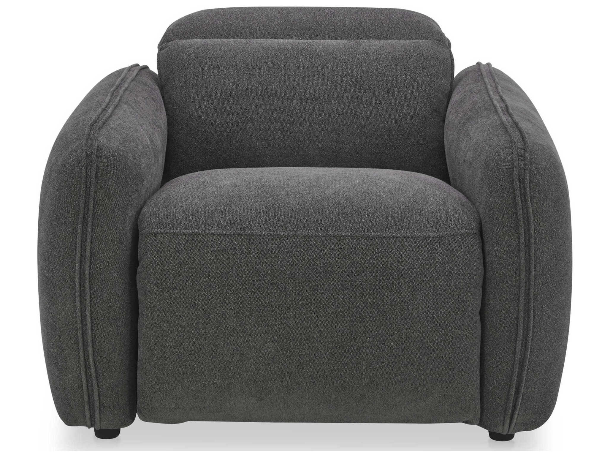 Moe's Home Eli Grey Upholstered Recliner