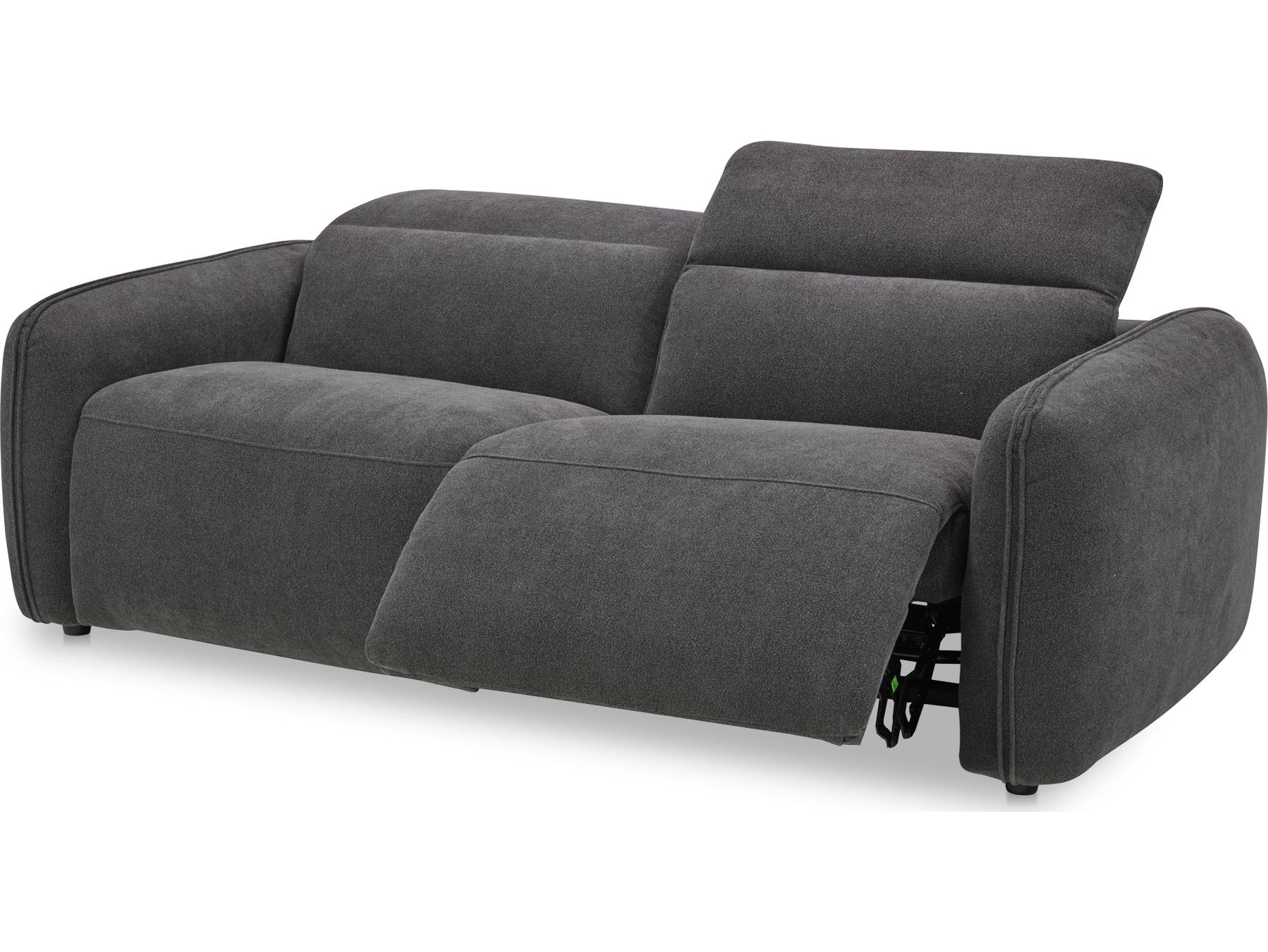 Moe's Home Eli Power Recliner Grey Upholstered Sofa